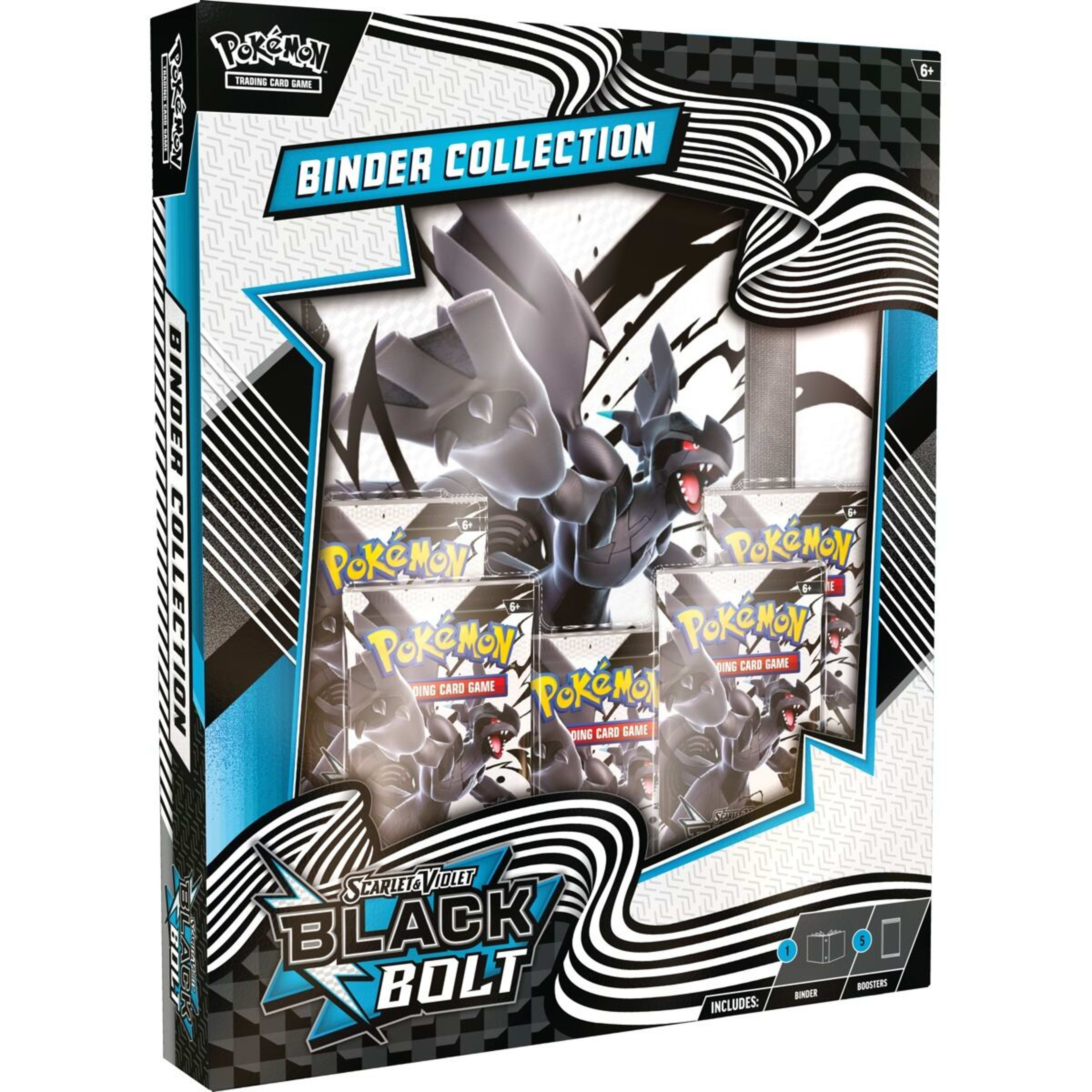 1 Pokemon Trading Card Game: Scarlet and Violet Black Bolt Binder Collection