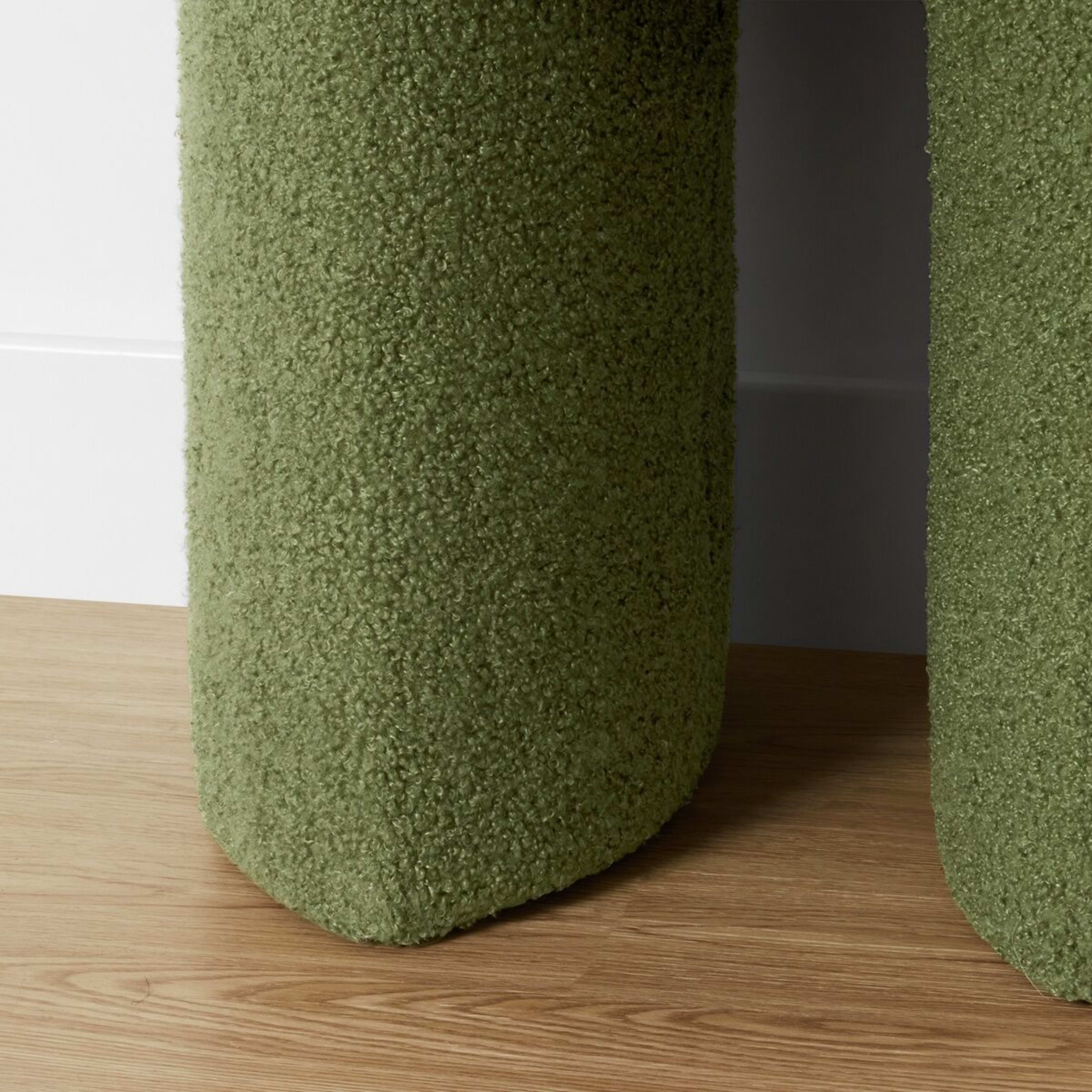 7 Boucle Ottoman - Green, 7 of 8