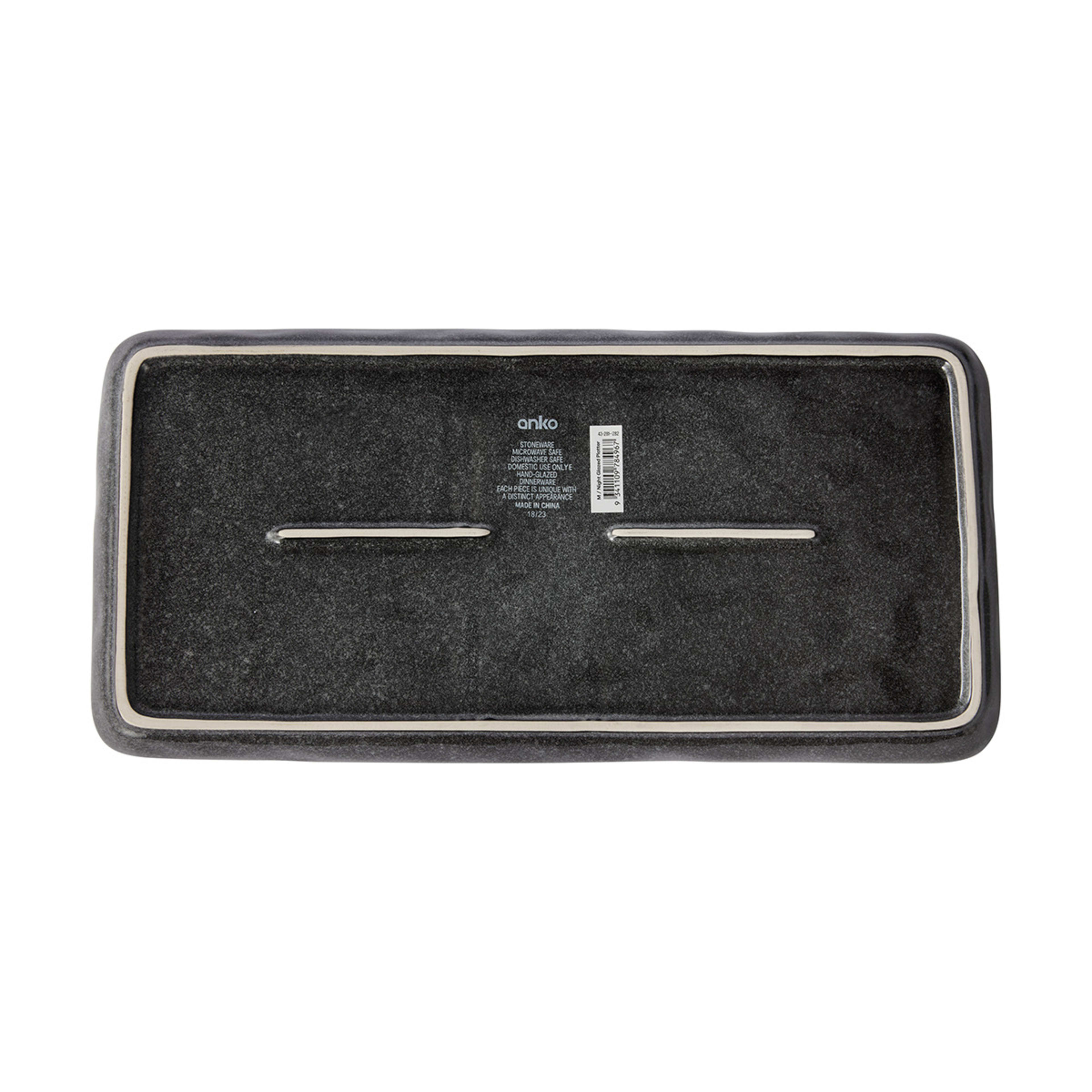 Midnight Glazed Platter Kmart