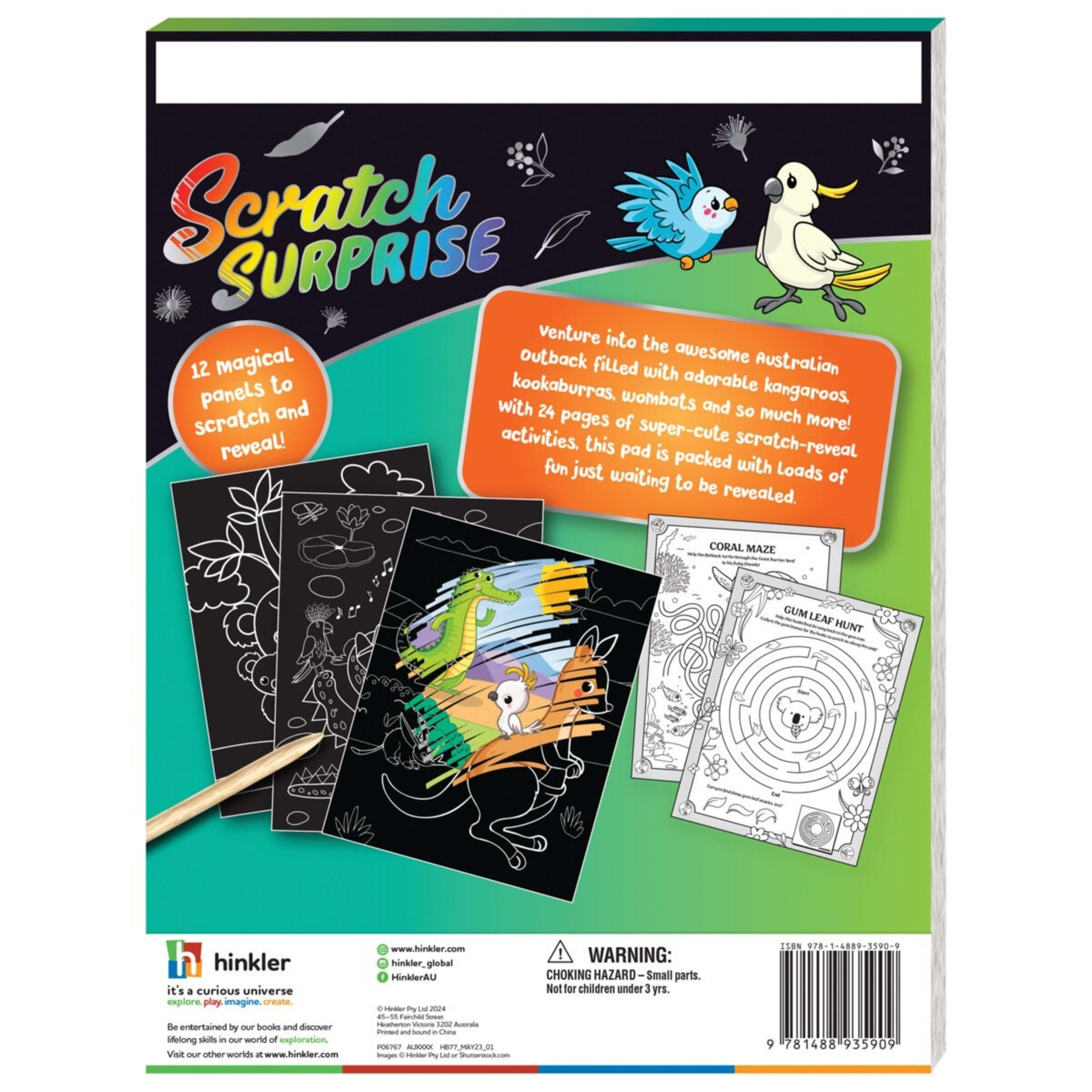 5 Scratch Surprise Aussie Animals - Book, 5 of 5