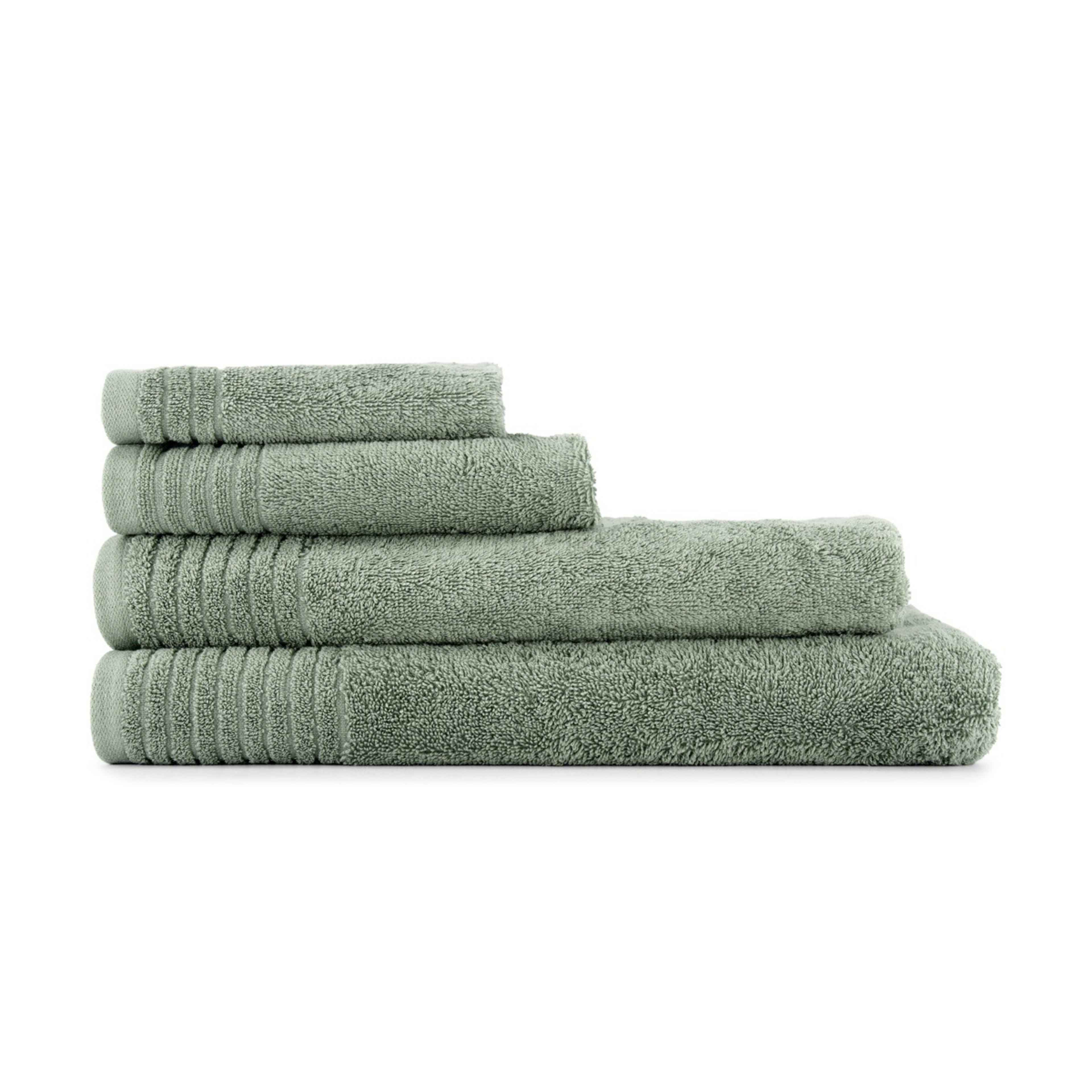 6 Edan Cotton Face Washer - Moss, 6 of 6