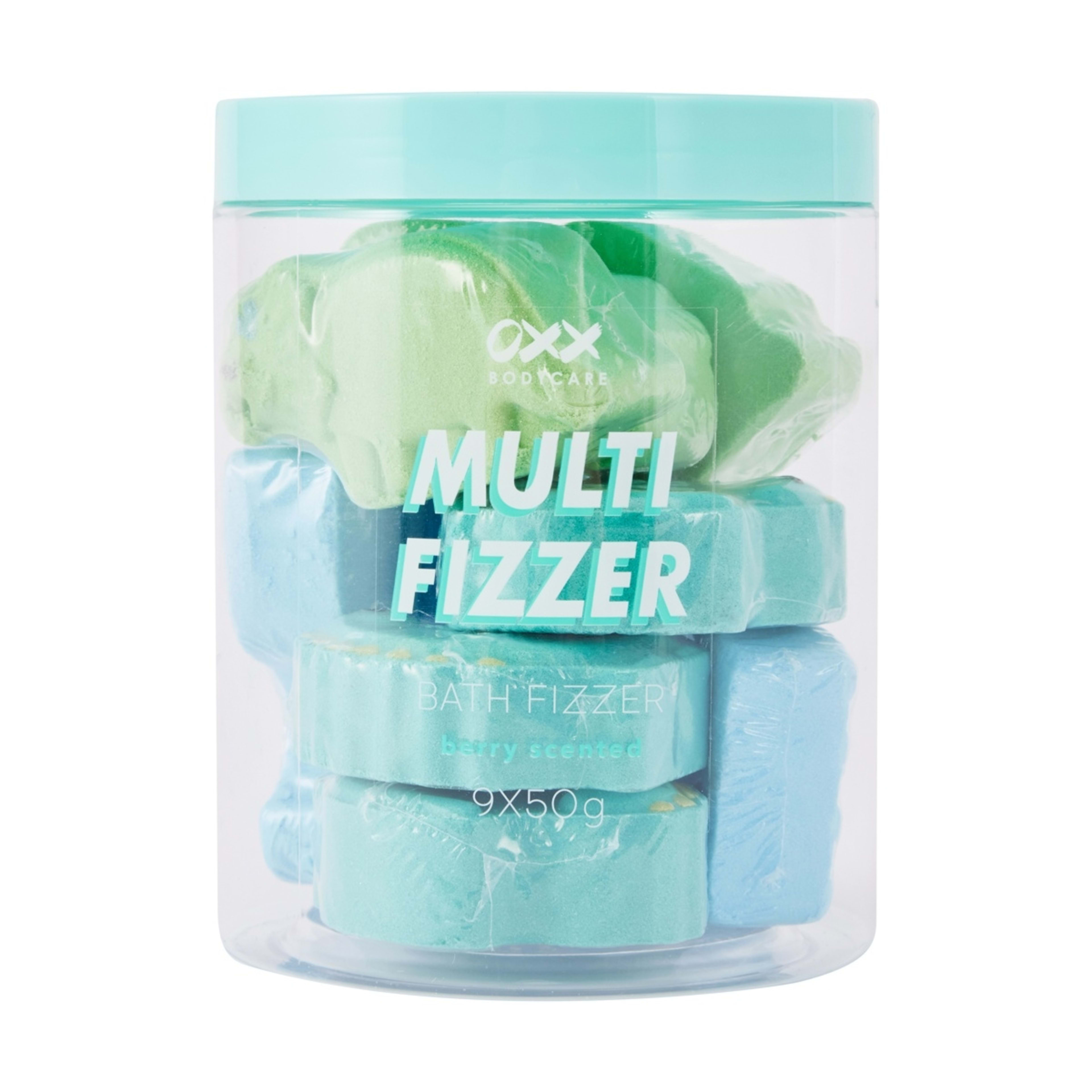 1 OXX Bodycare 9 Pack Multi Bath Fizzer - Berry Scented