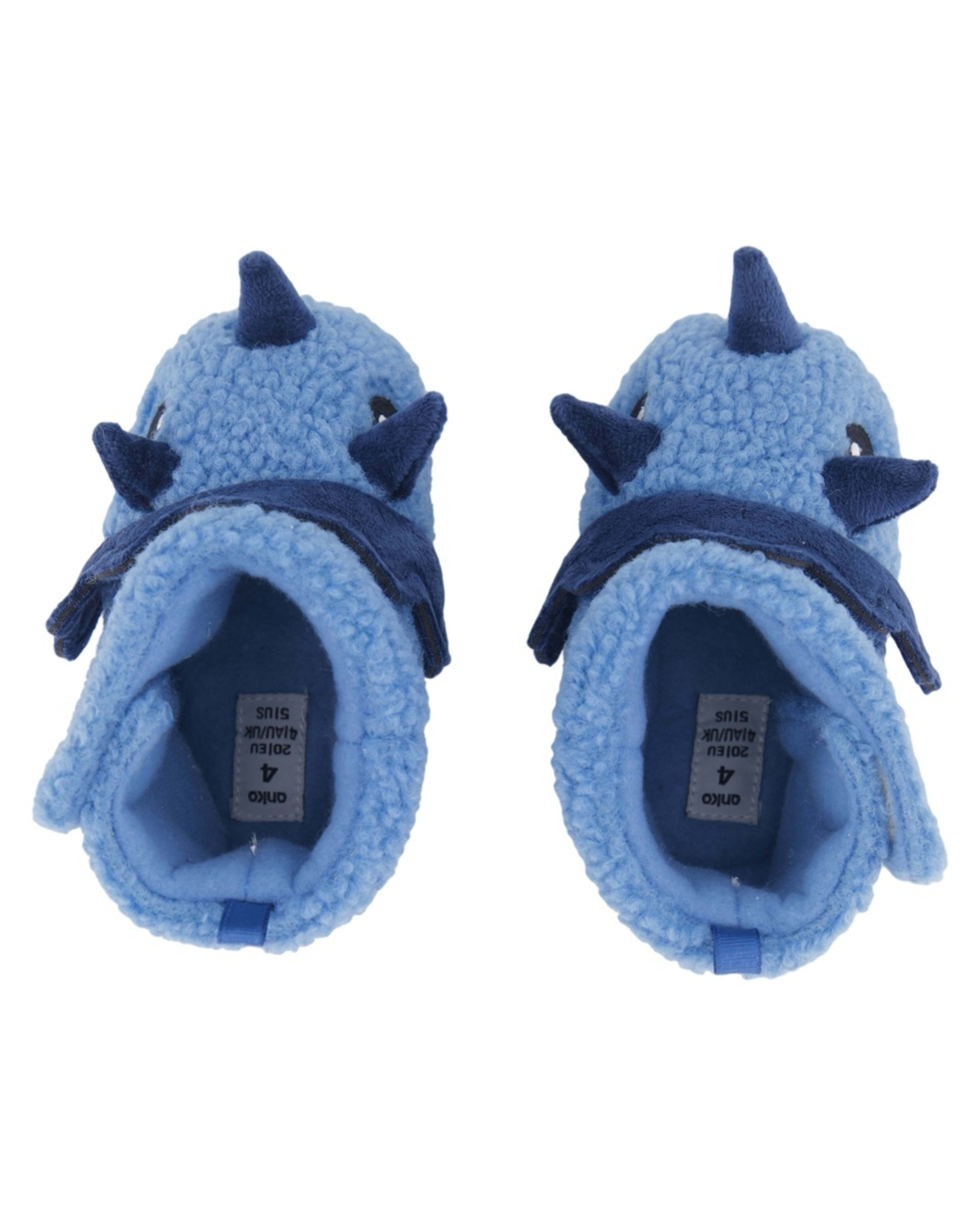 3 Baby Slipper Boots Strng Blue, 3 of 4