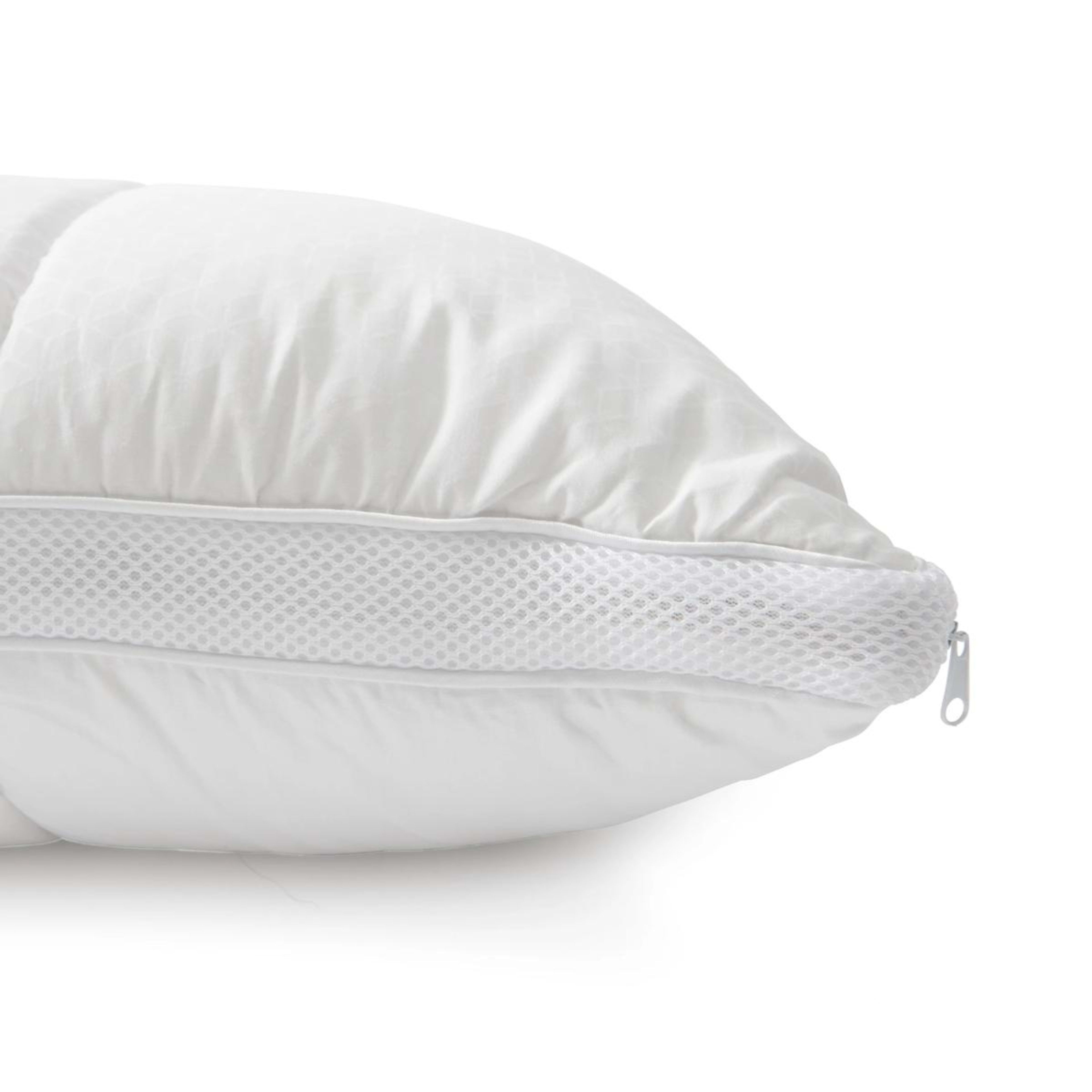 5 Adjustable Memory Foam Cooling Pillow - High Profile, White, 5 of 9