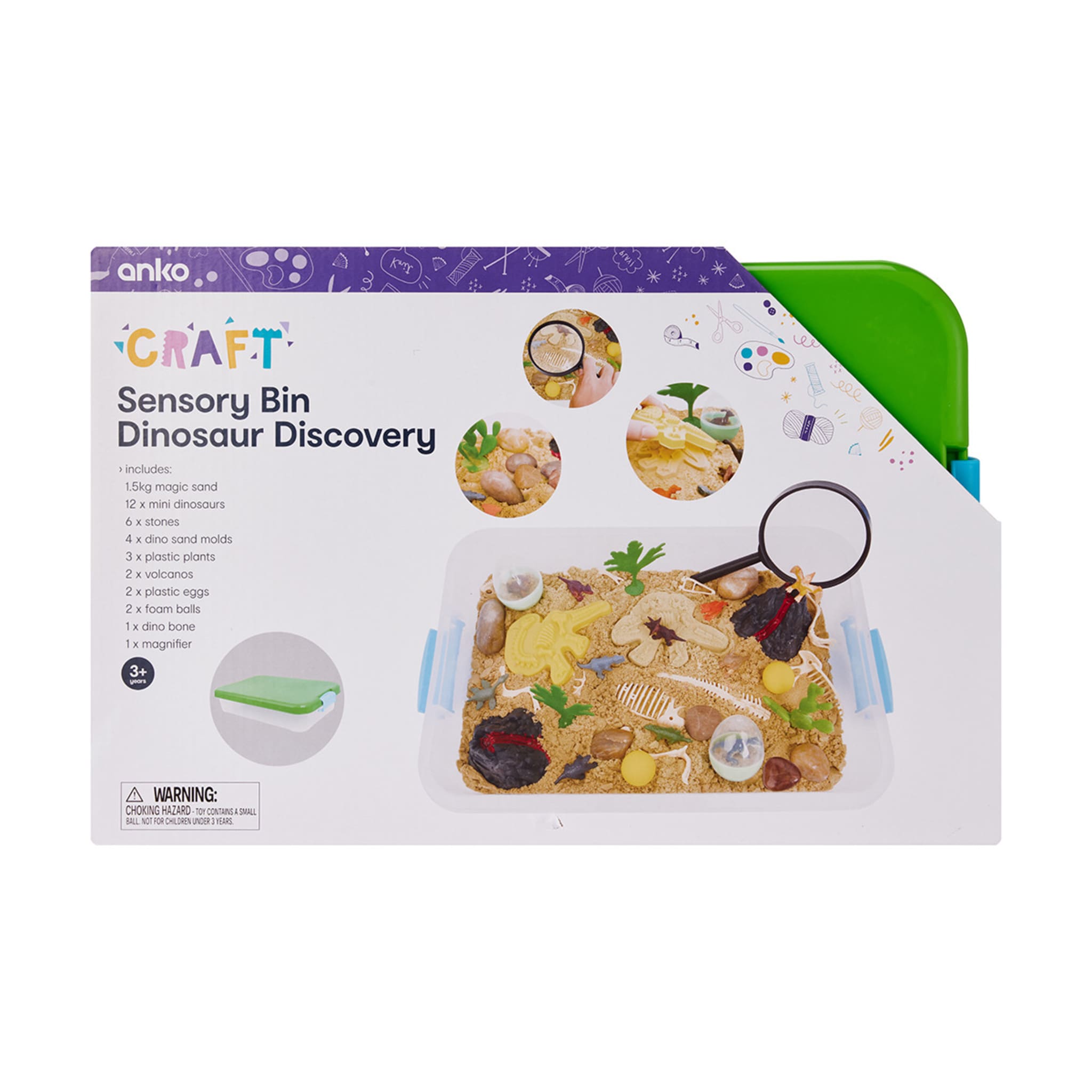 Sensory Bin Dinosaur Discovery Kit Kmart