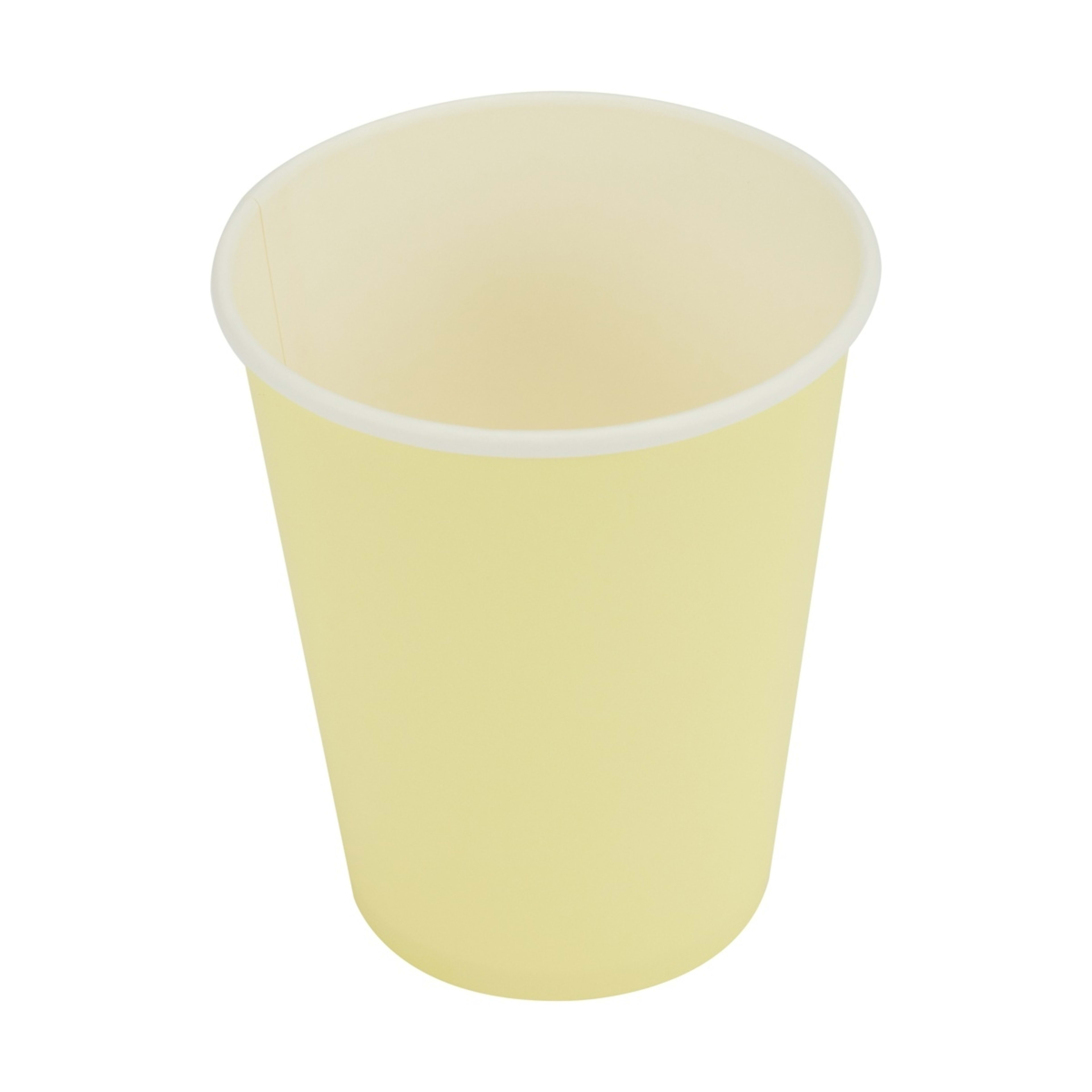 2 18 Pack Pastel Yellow Paper Cups, 2 of 3