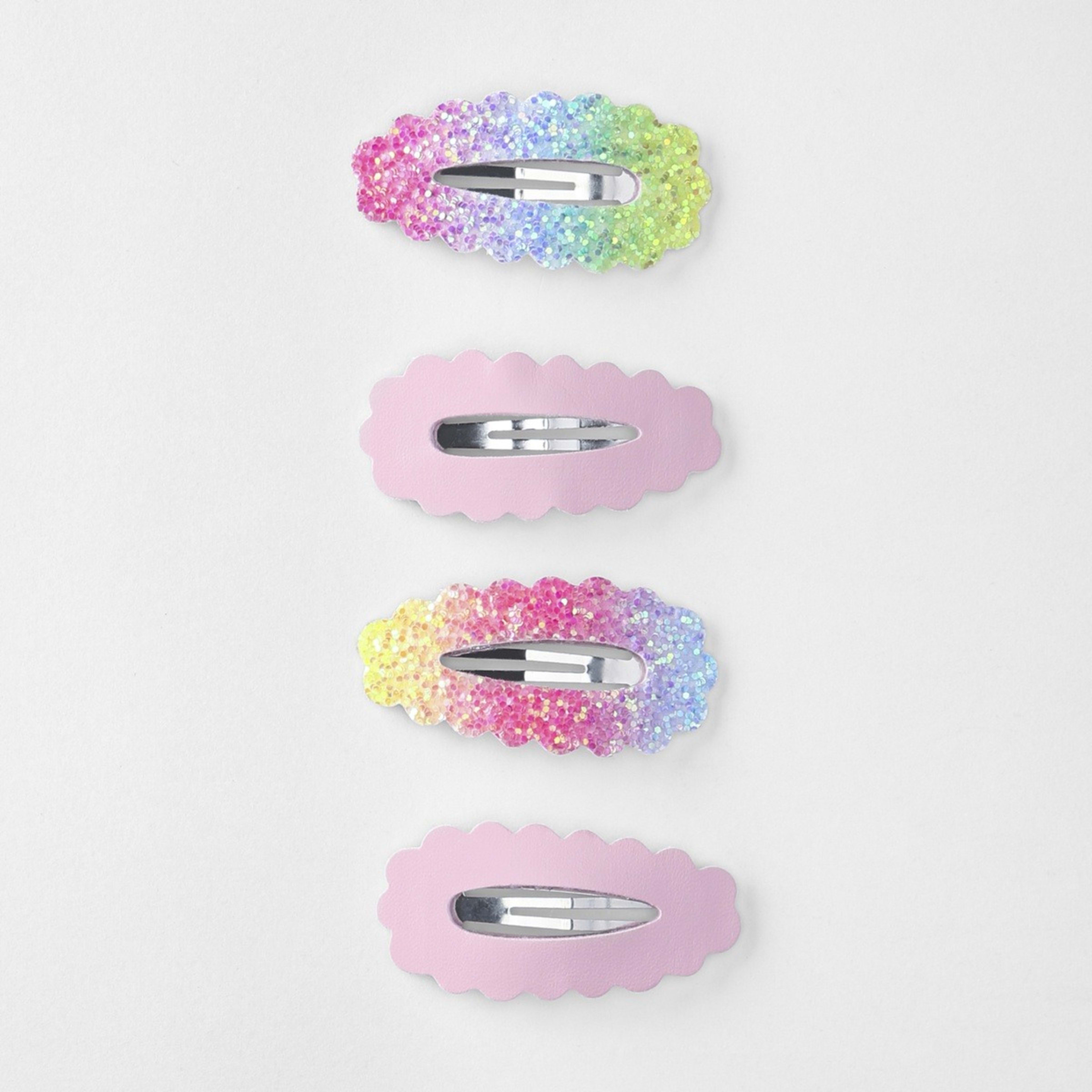 4 Pack Snap Hair Clips - Kmart