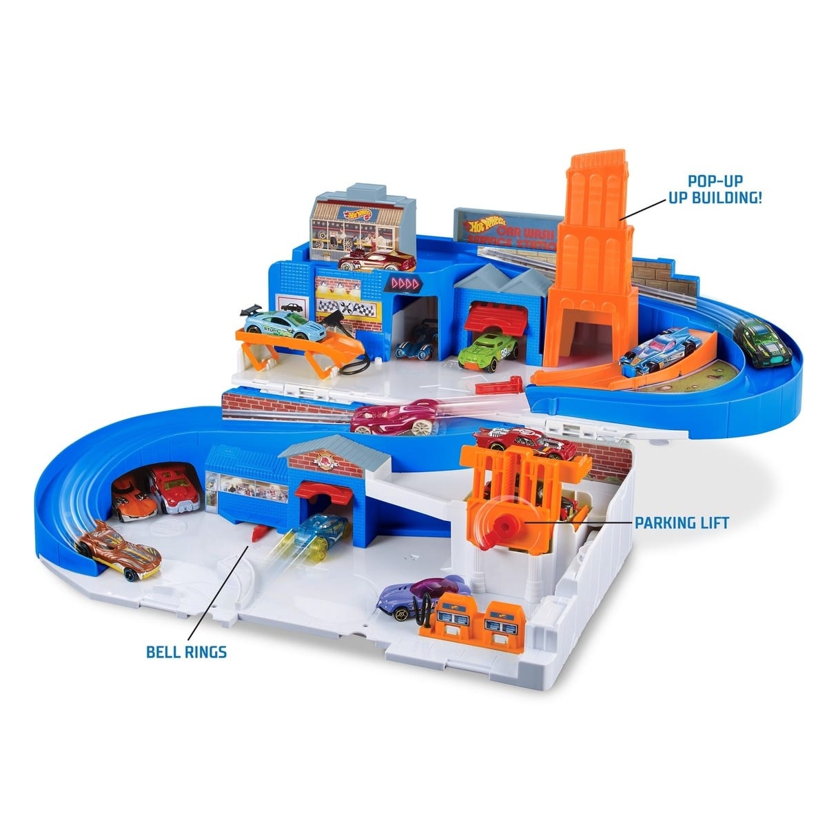 mighty meteor track set cars