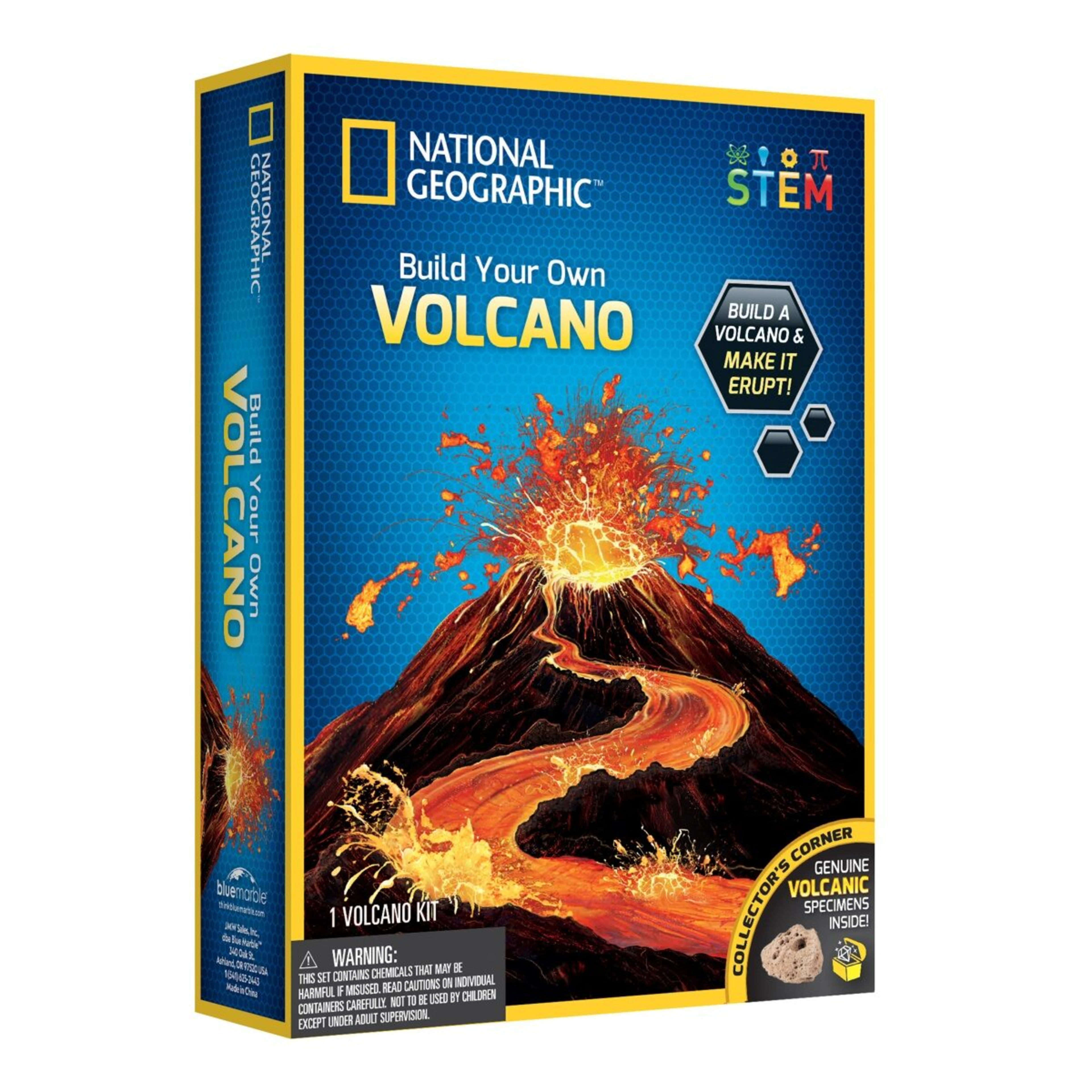1 National Geographic Build Your Own Volcano Science Kit