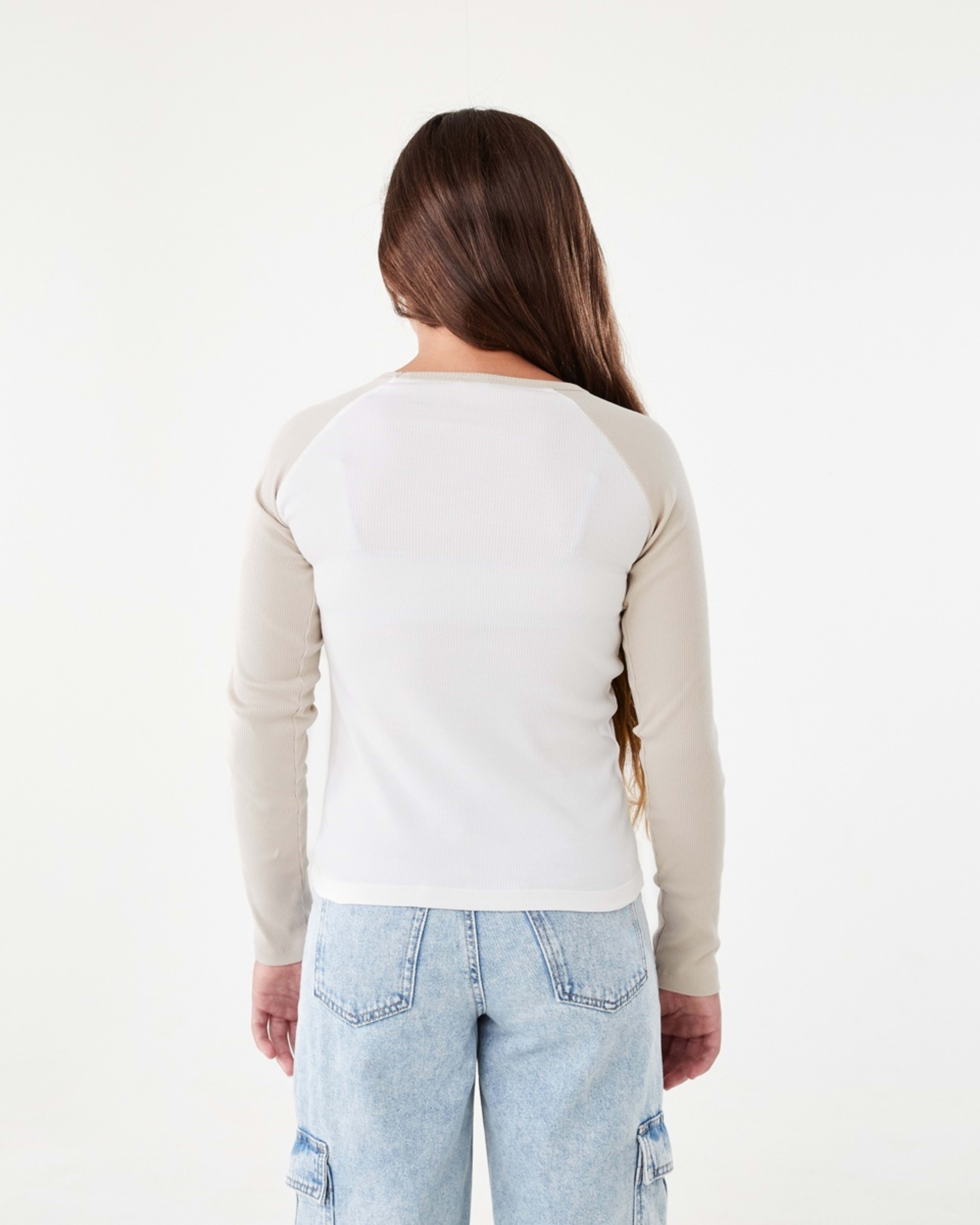 2 Long Sleeve Raglan T-shirt Bge Star, 2 of 8