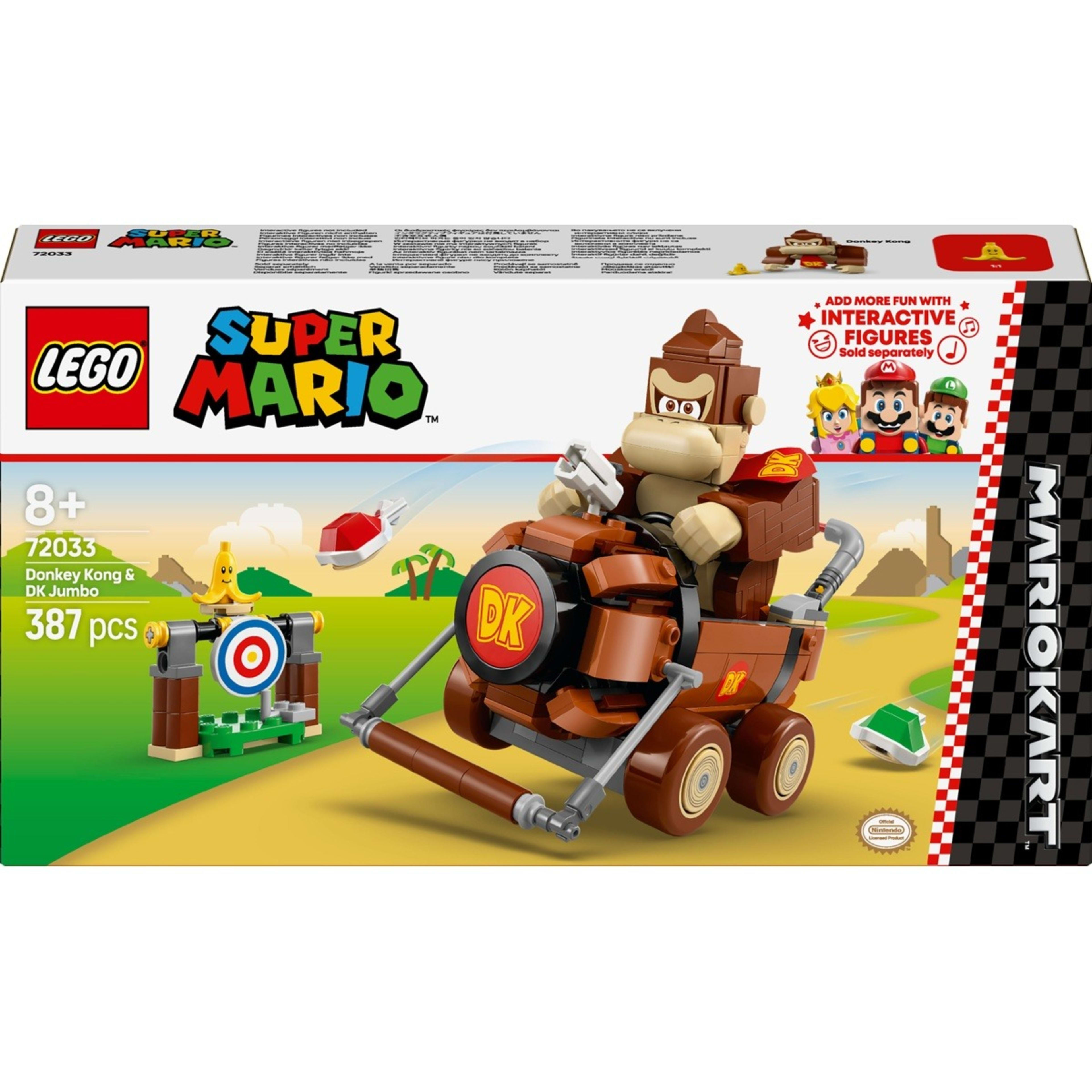 1 LEGO Super Mario: Mario Kart Donkey Kong & DK Jumbo 72033, 1 of 10