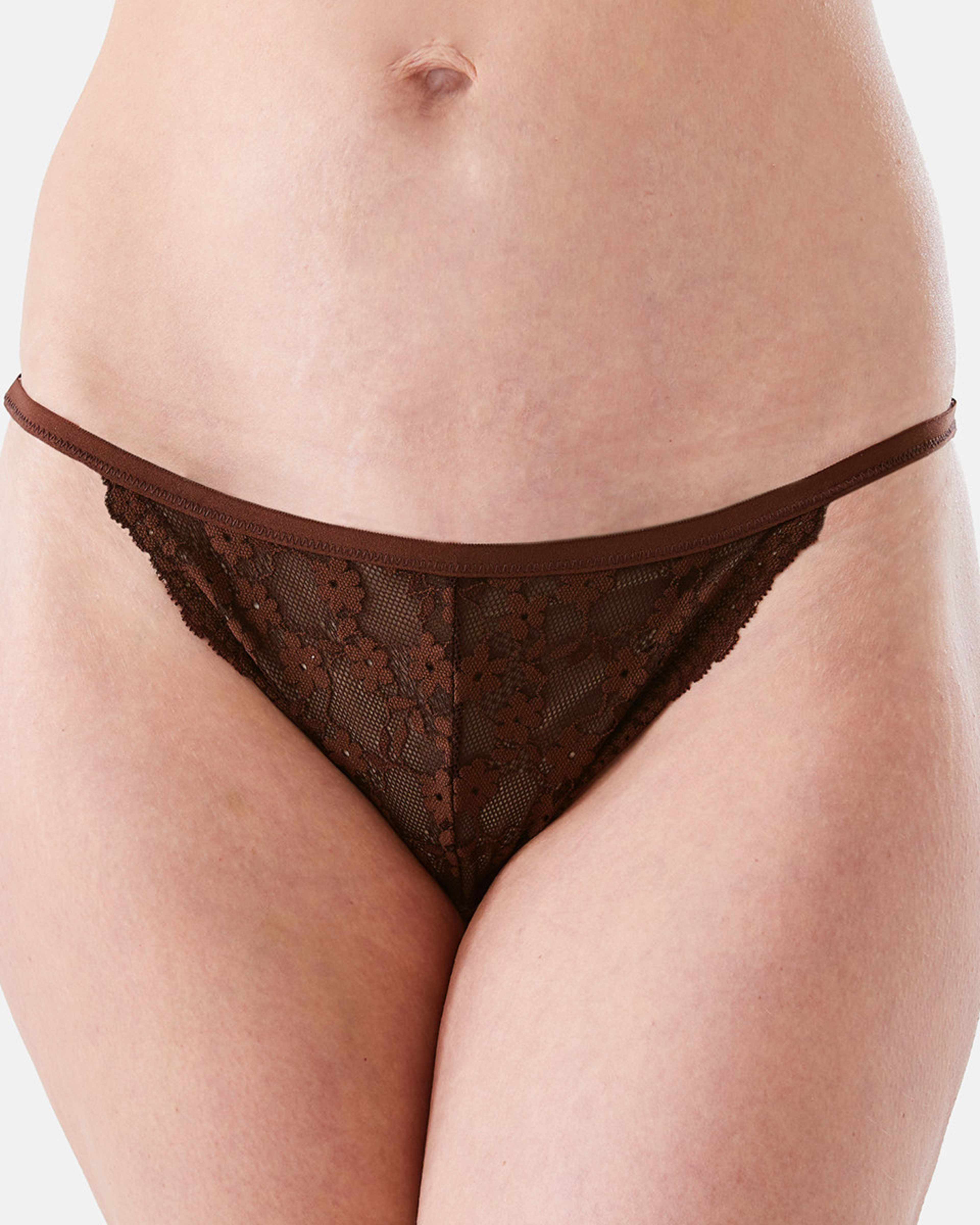 4 3 Pack Lace Bikini Briefs Cf Hp Bk, 4 of 8
