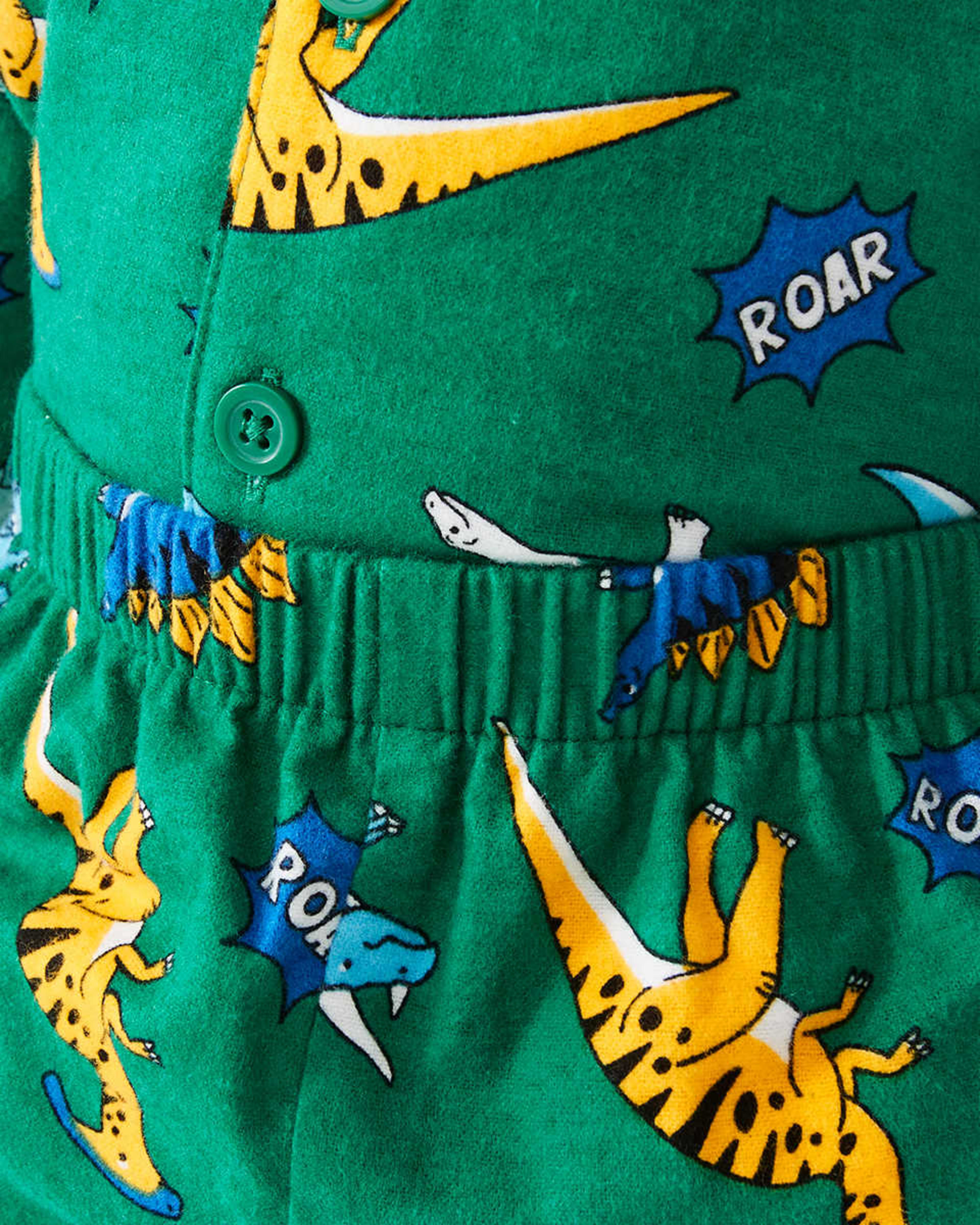 5 Flannelette Pyjama Set Dino, 5 of 10