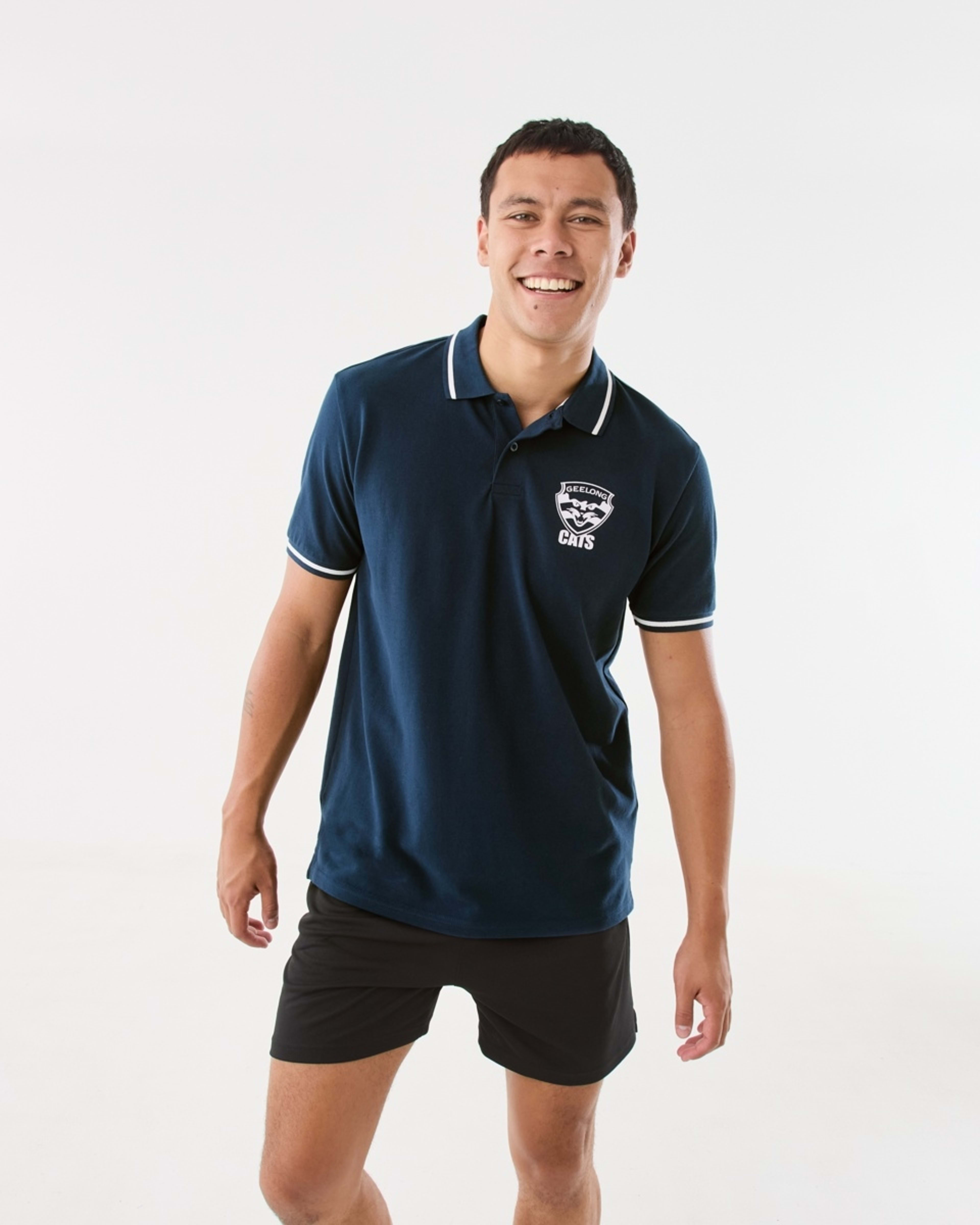 1 Official AFL Adult Polo Shirt Geelong, 1 of 6