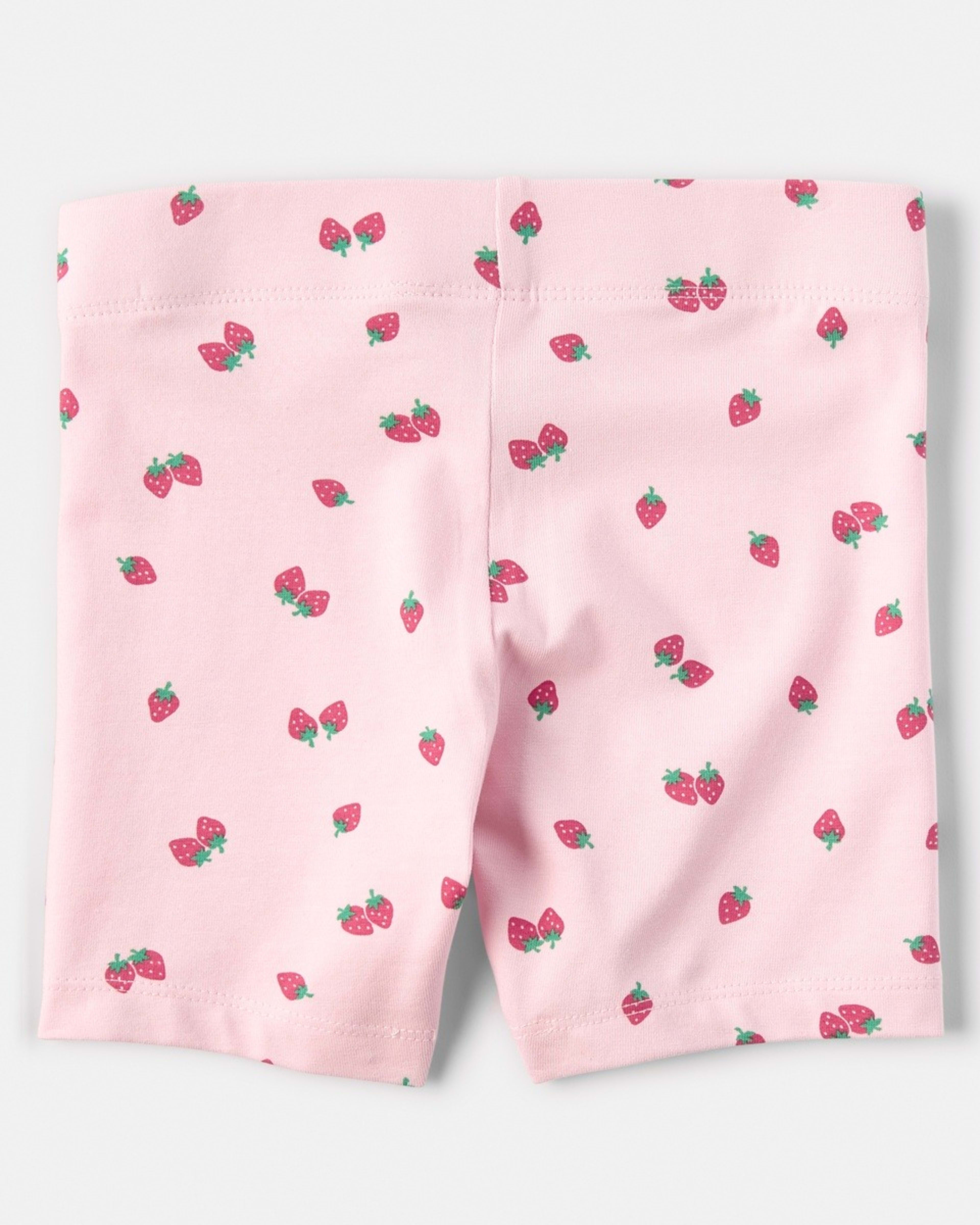 8 Printed Bike Shorts Strawberry, 8 of 8