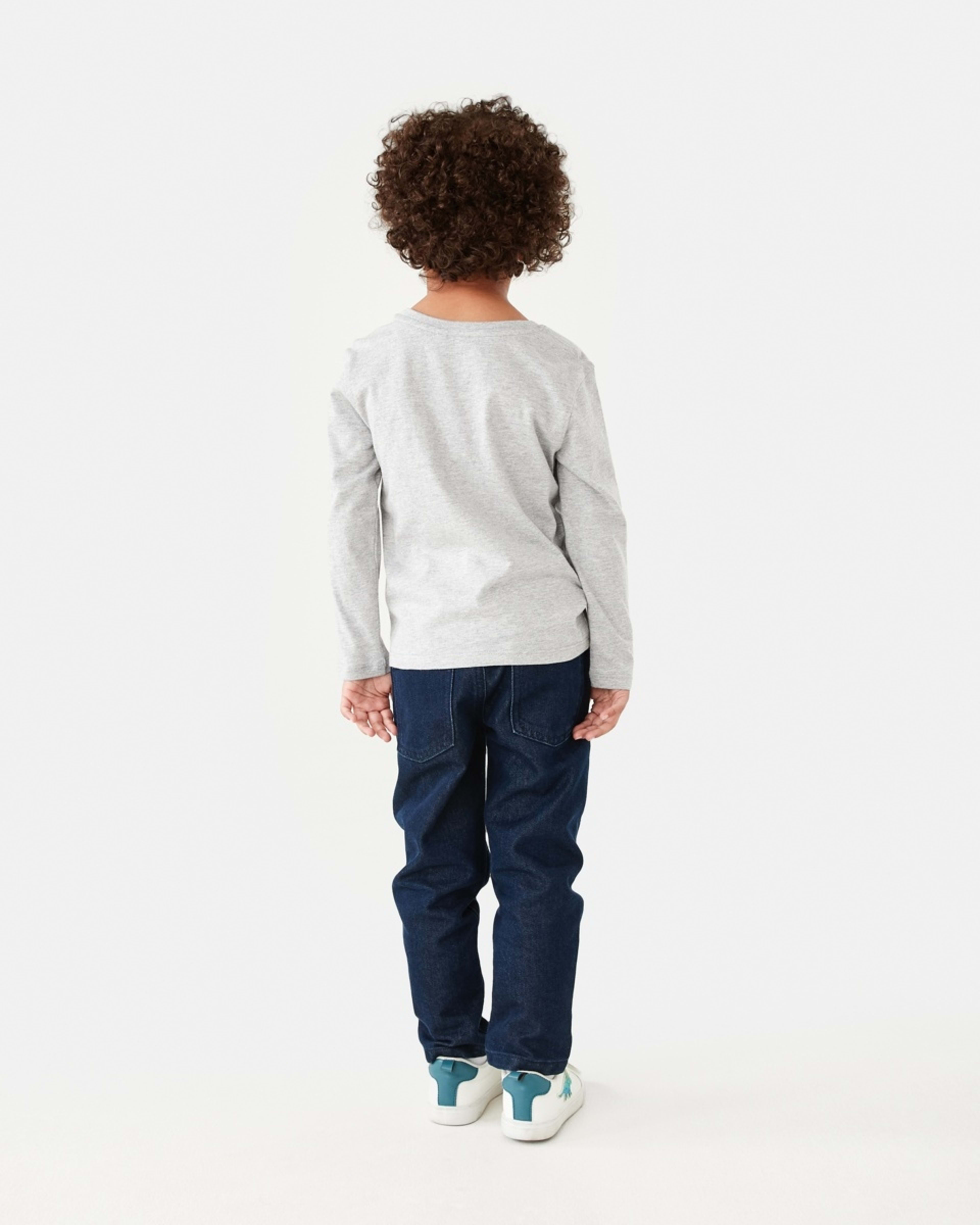 6 Long Sleeve Print T-shirt Gry Monste, 6 of 8