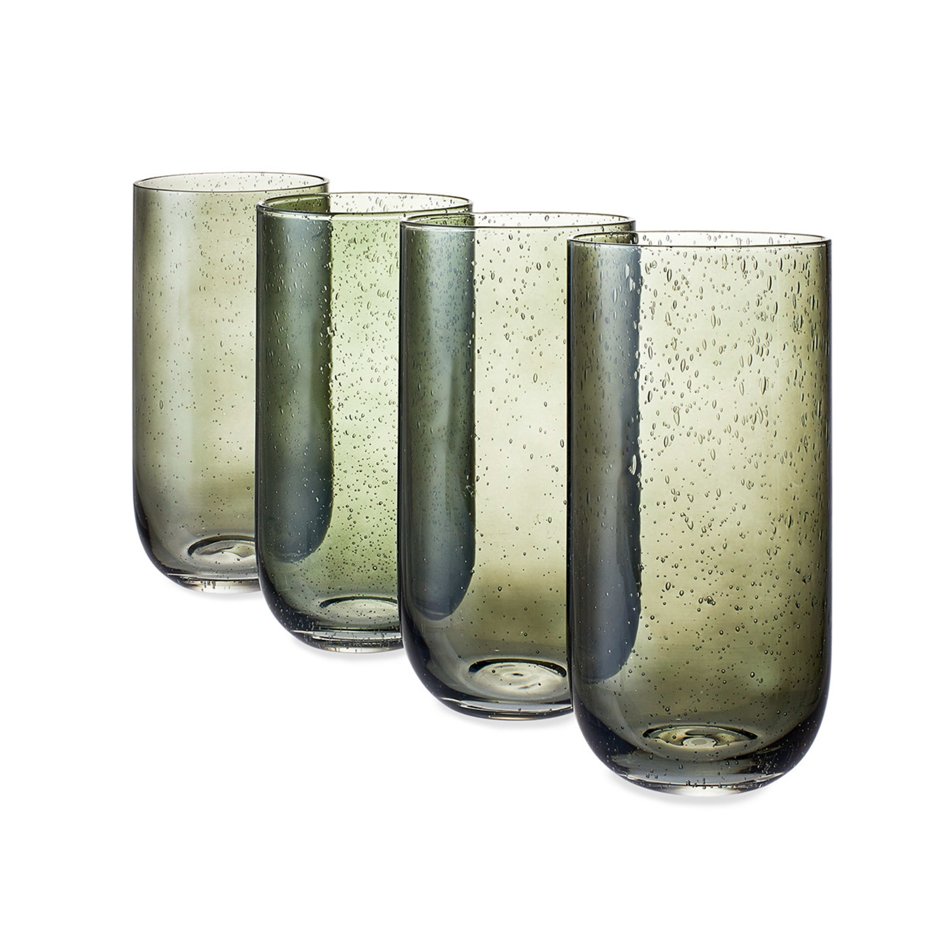 4 Bubble Highball Glasses Kmart