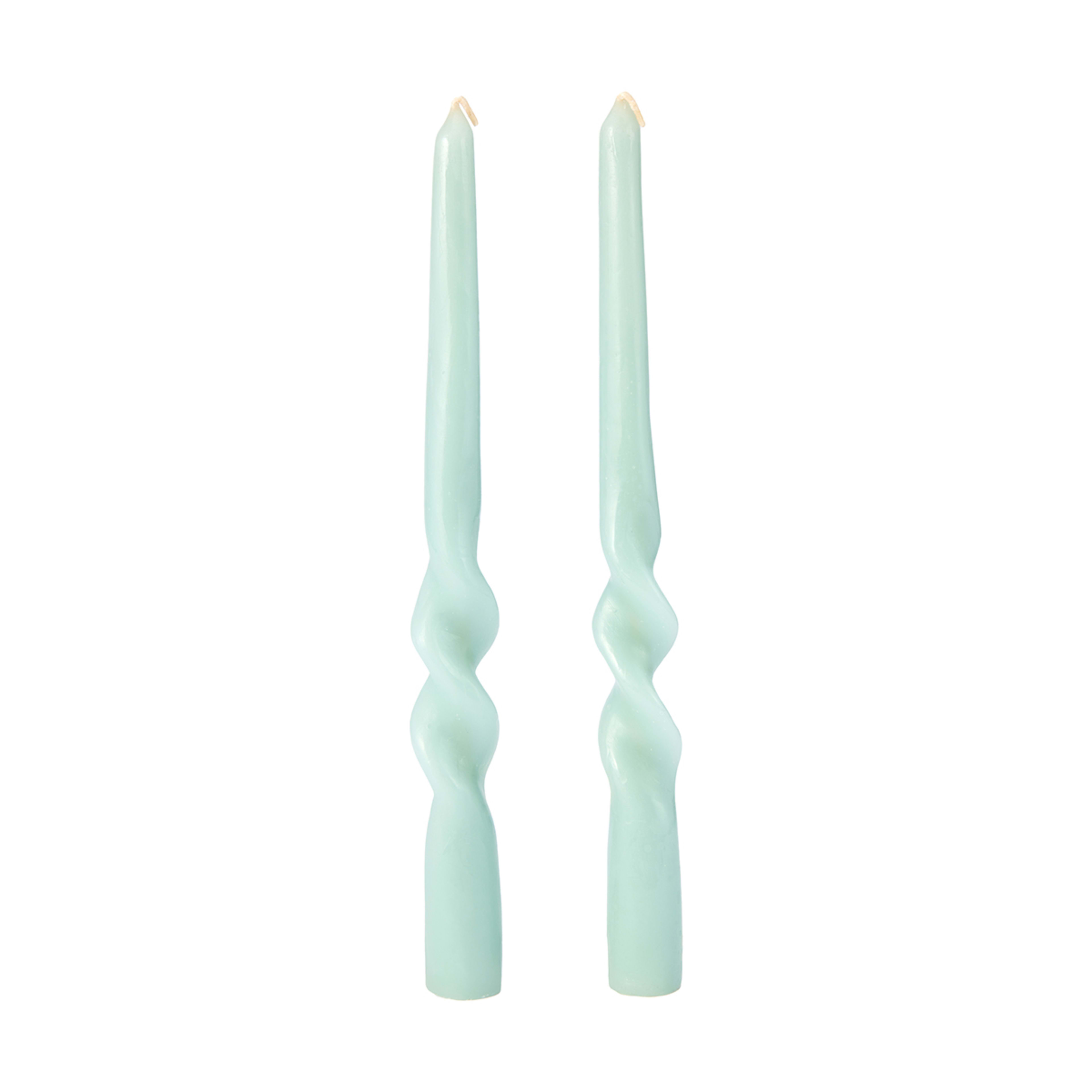 2 Pack Twist Sage Taper Candles Kmart