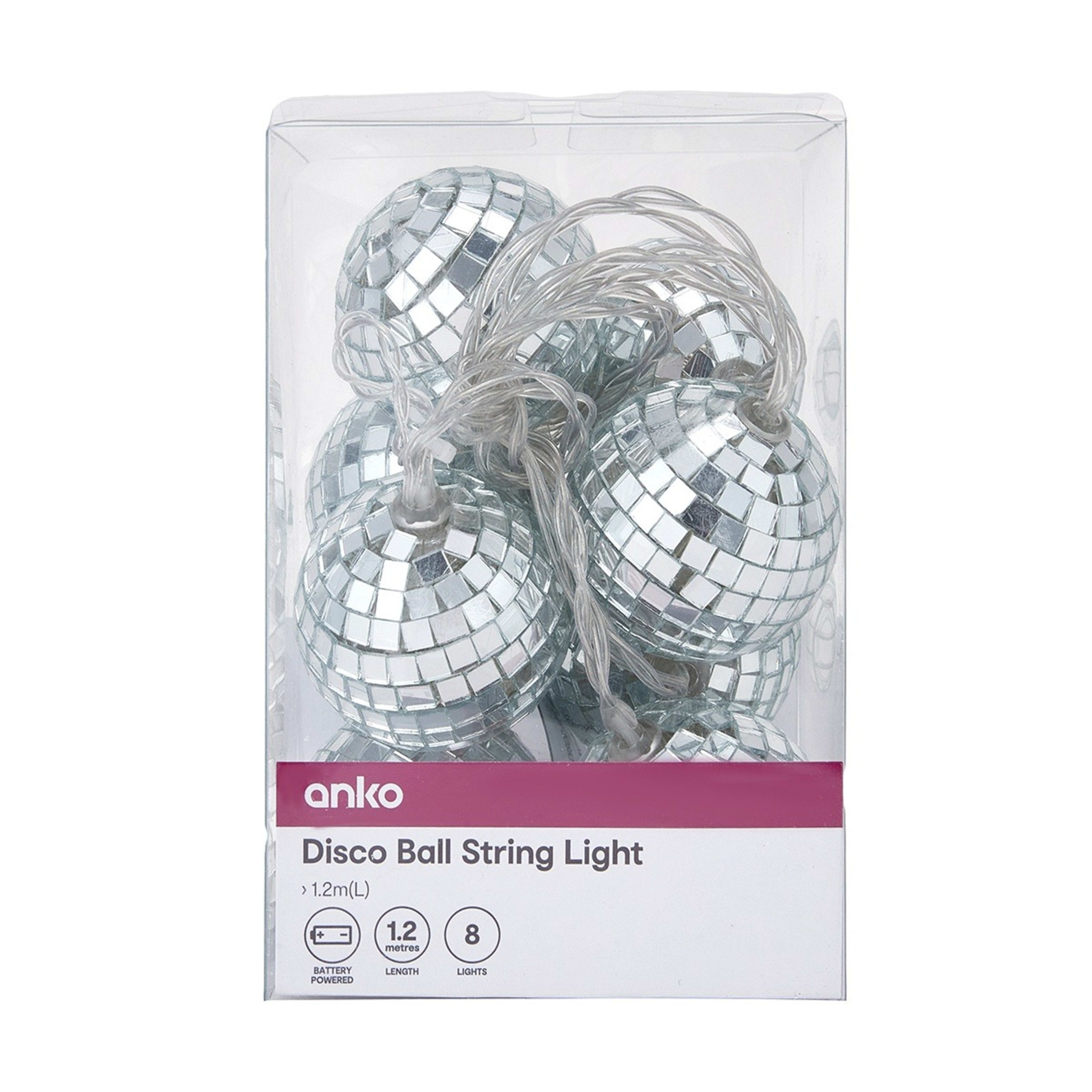 8 Disco Ball String Light, 8 of 9