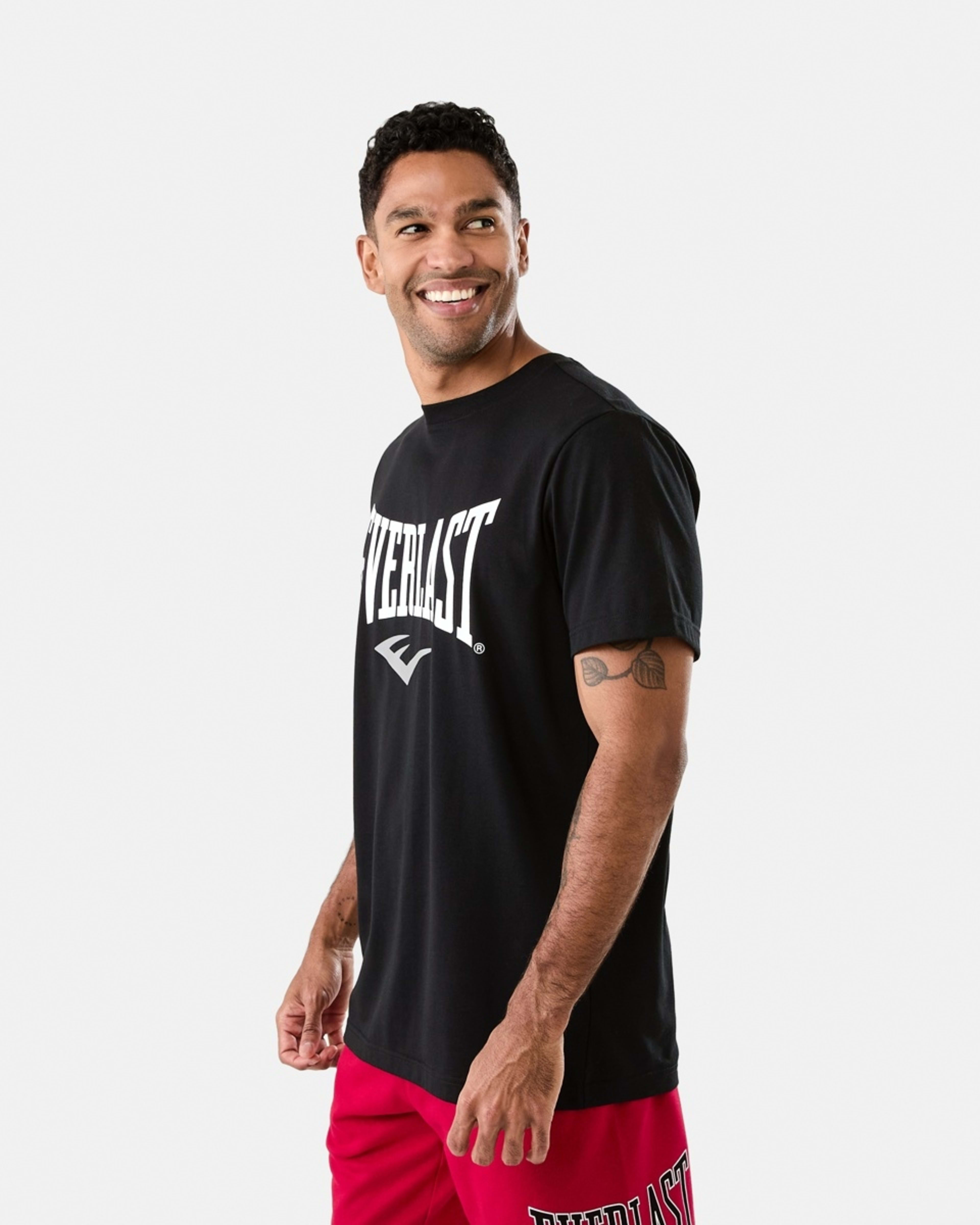 2 Everlast Mens Boxing T-shirt Ever Black, 2 of 6