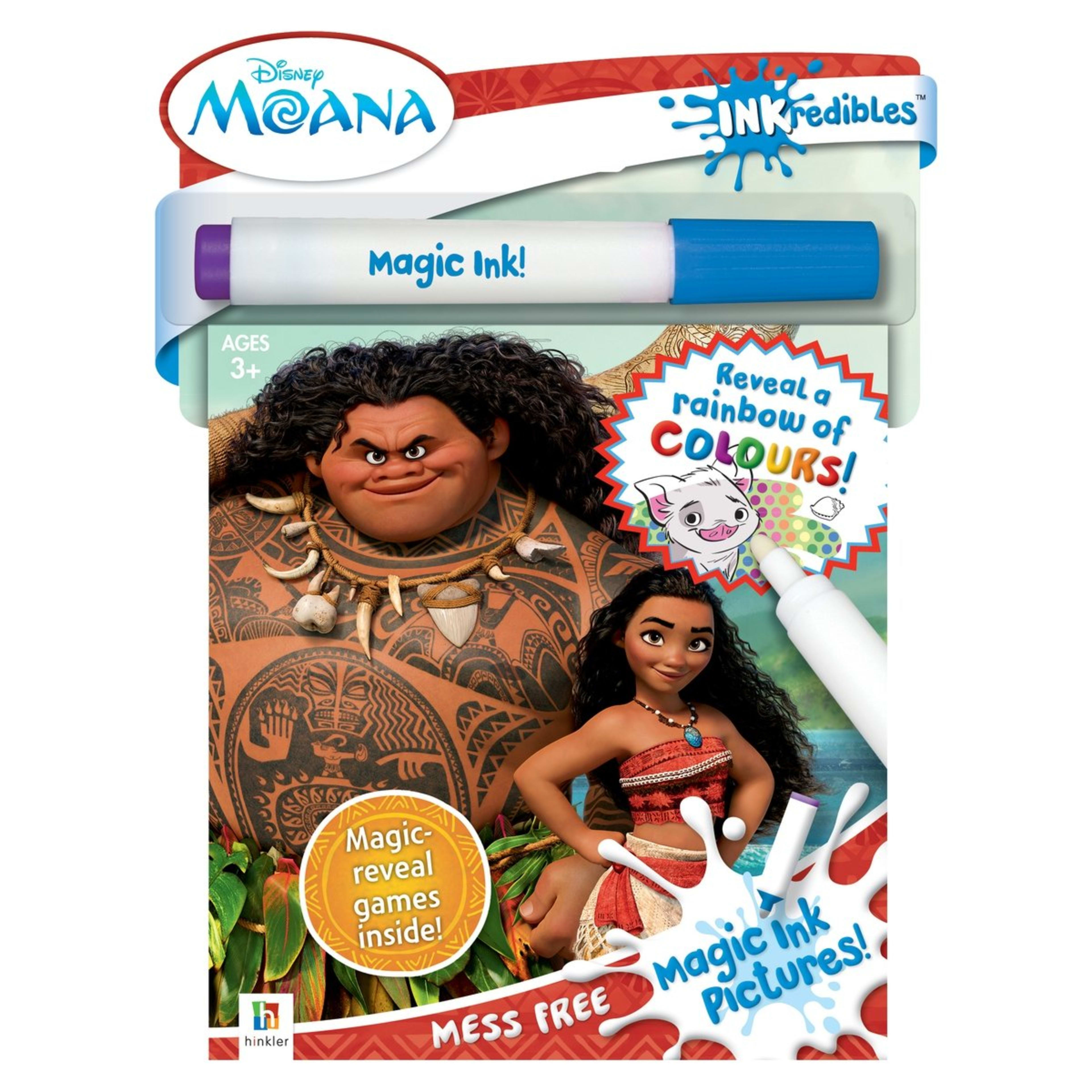 1 INKredibles Moana Magic Ink Pictures - Book