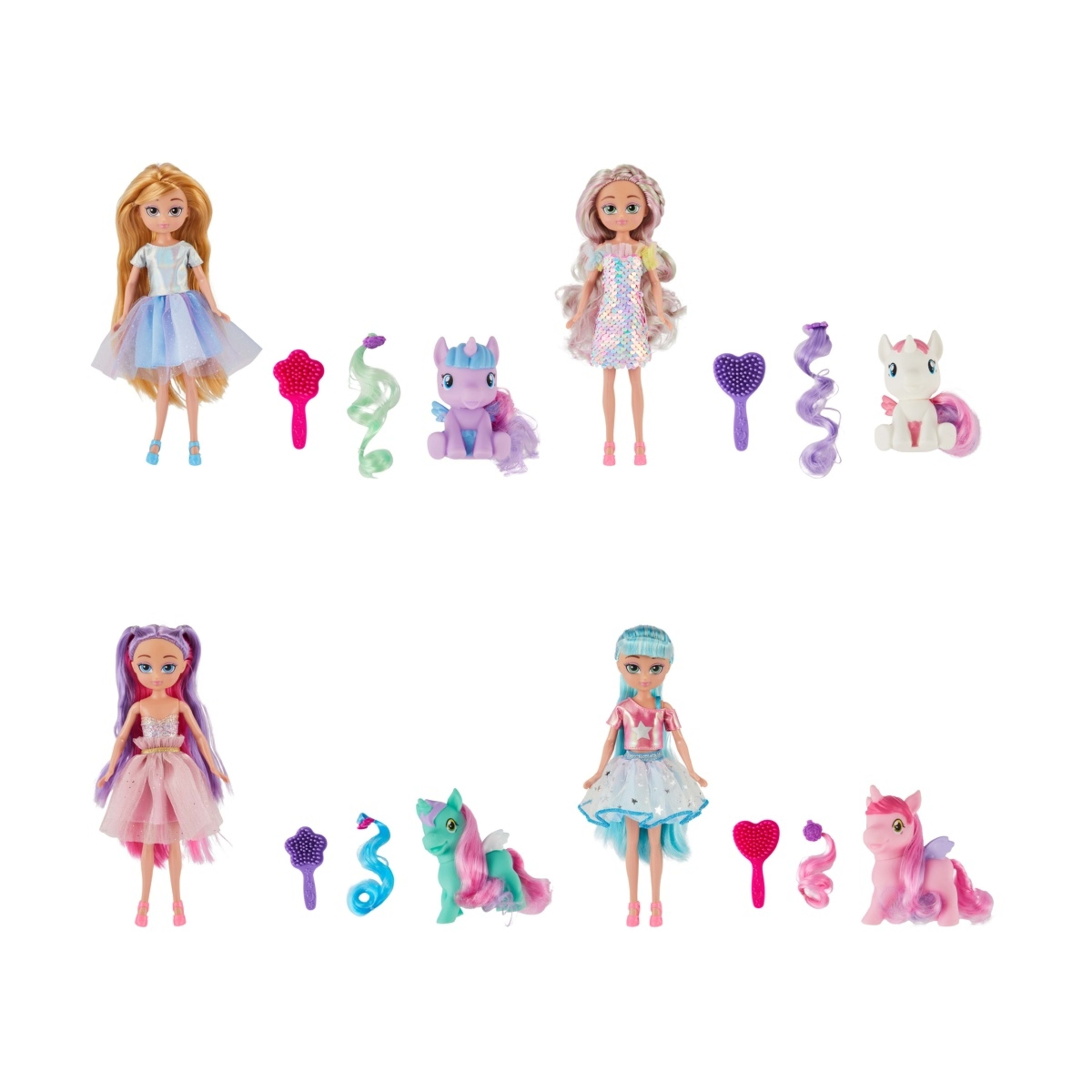 2 4 Piece Fashion Fantasy Doll - Assorted, 2 of 7