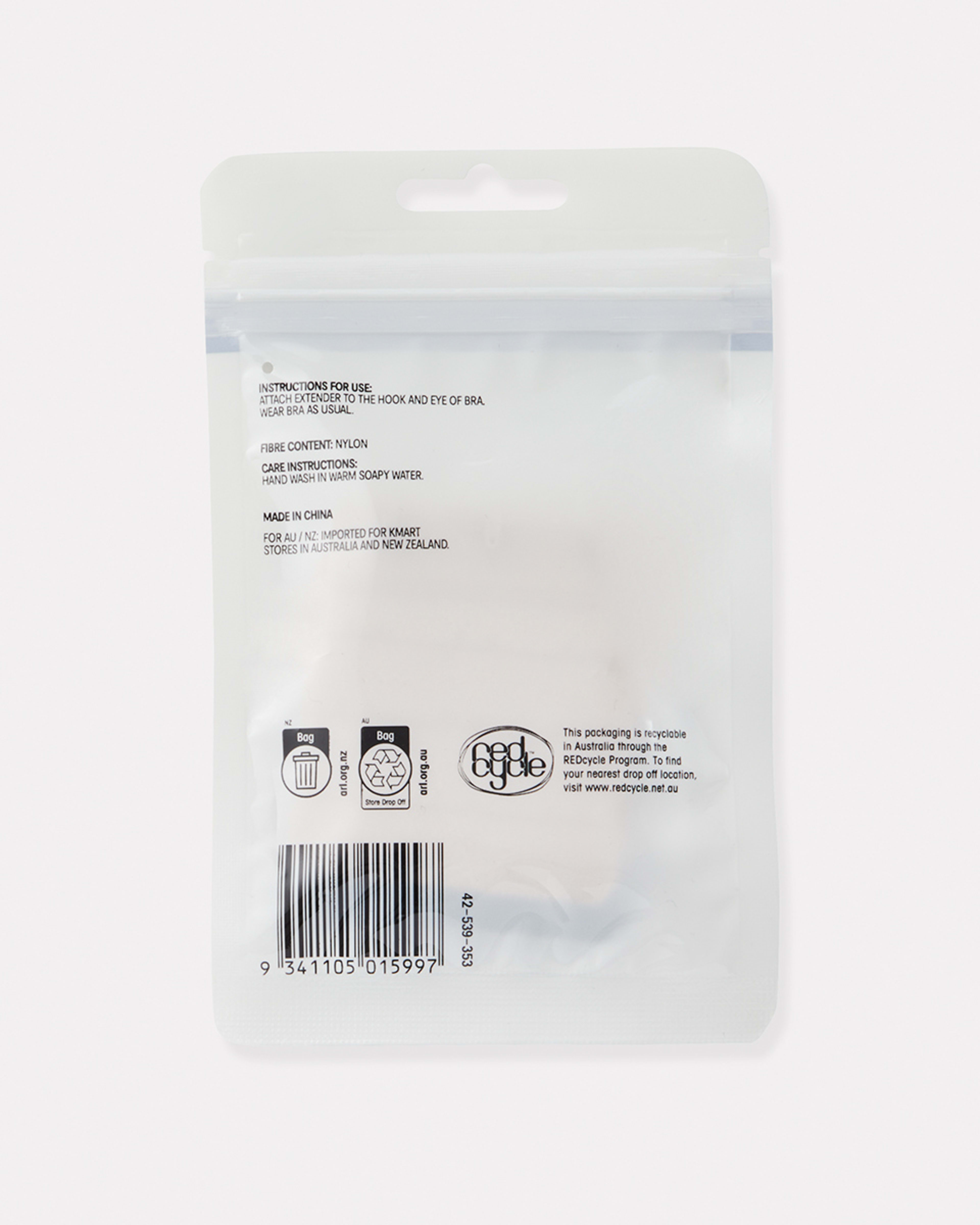 4 3 Pack 3-Hook Bra Extender Blk Bg Wht, 4 of 4