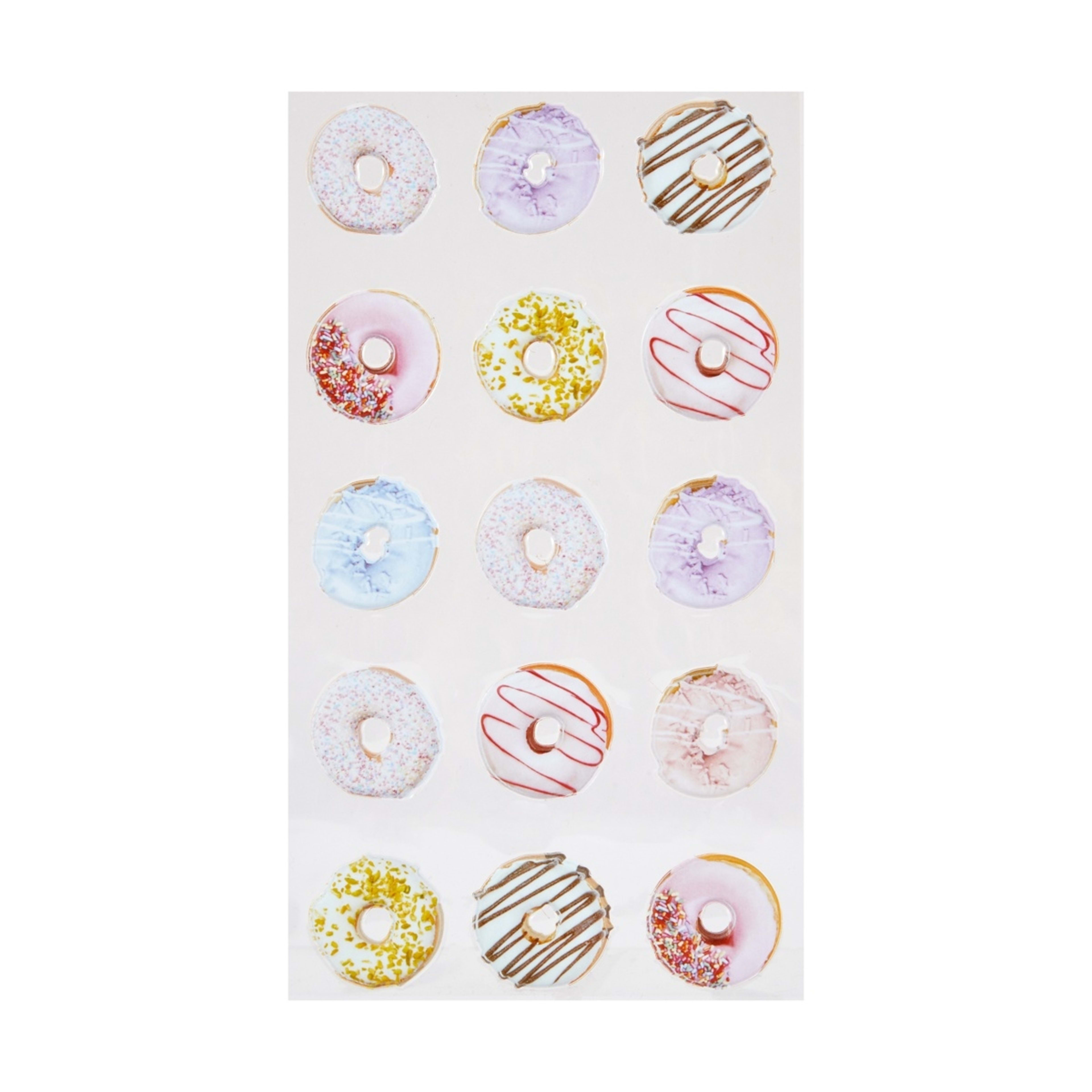 2 Puffy Stickers Sheet - Donut, 2 of 2