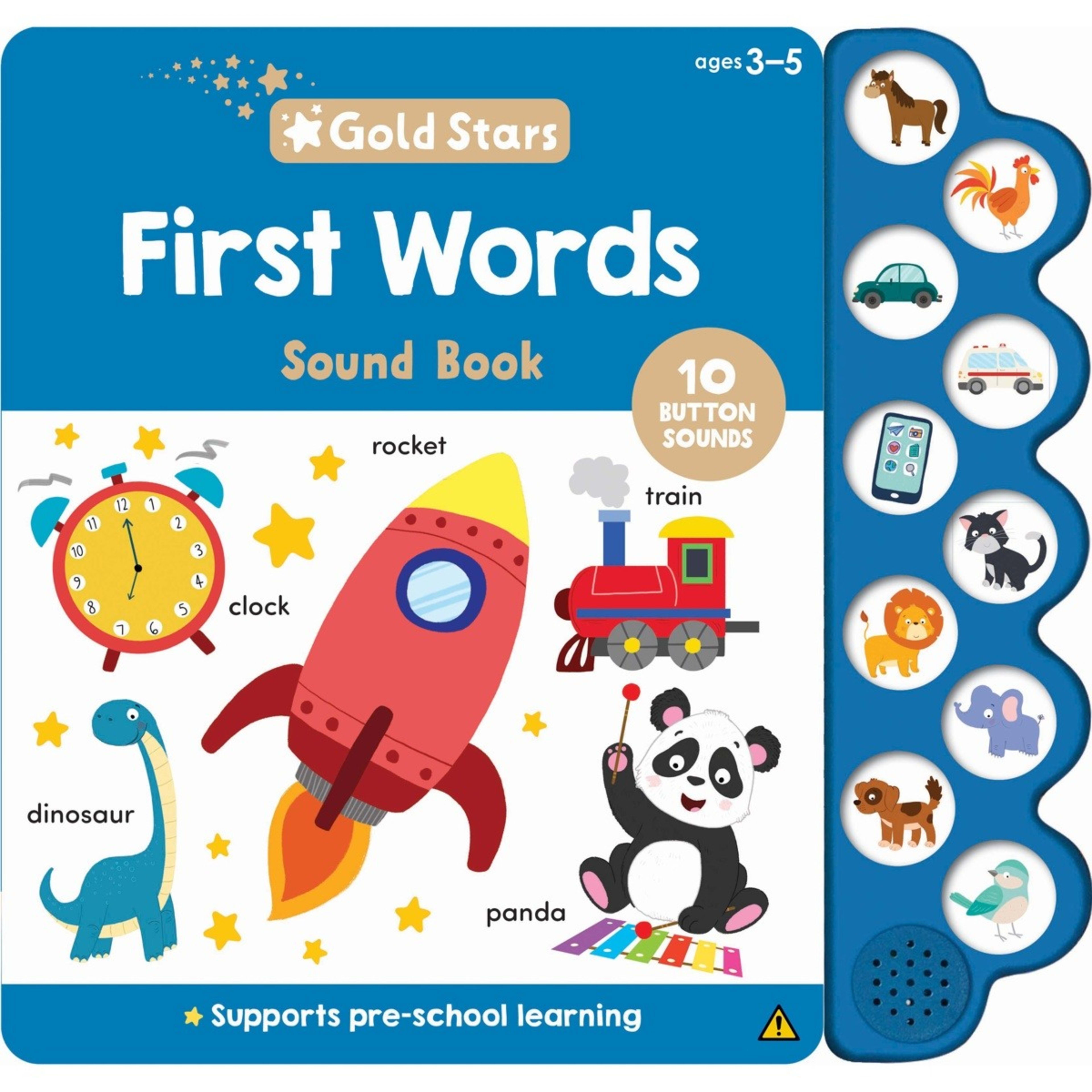 1 Gold Stars: First Words Sound Book, 1 of 3