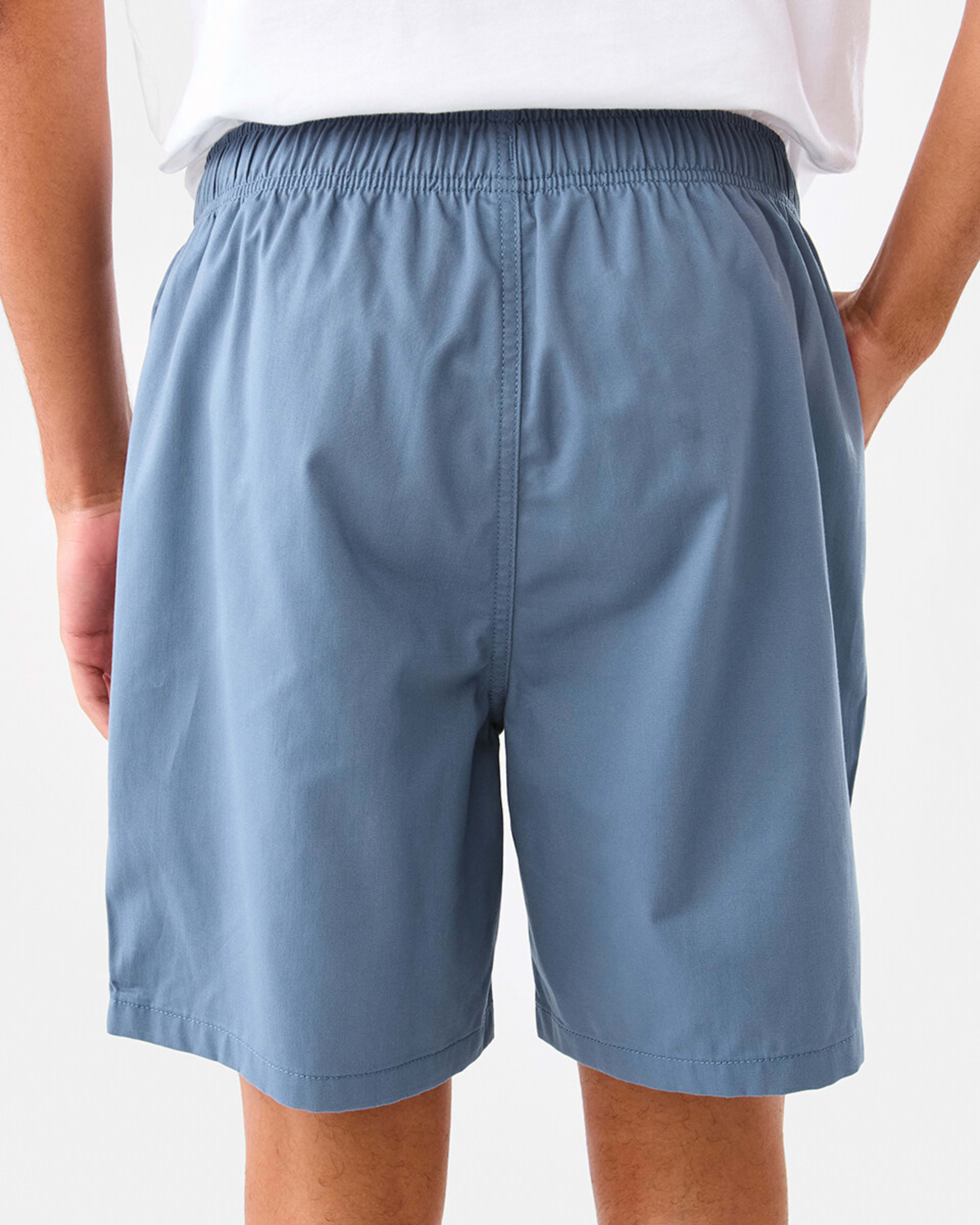 3 Solid Volley Shorts Blu Hrizon, 3 of 6