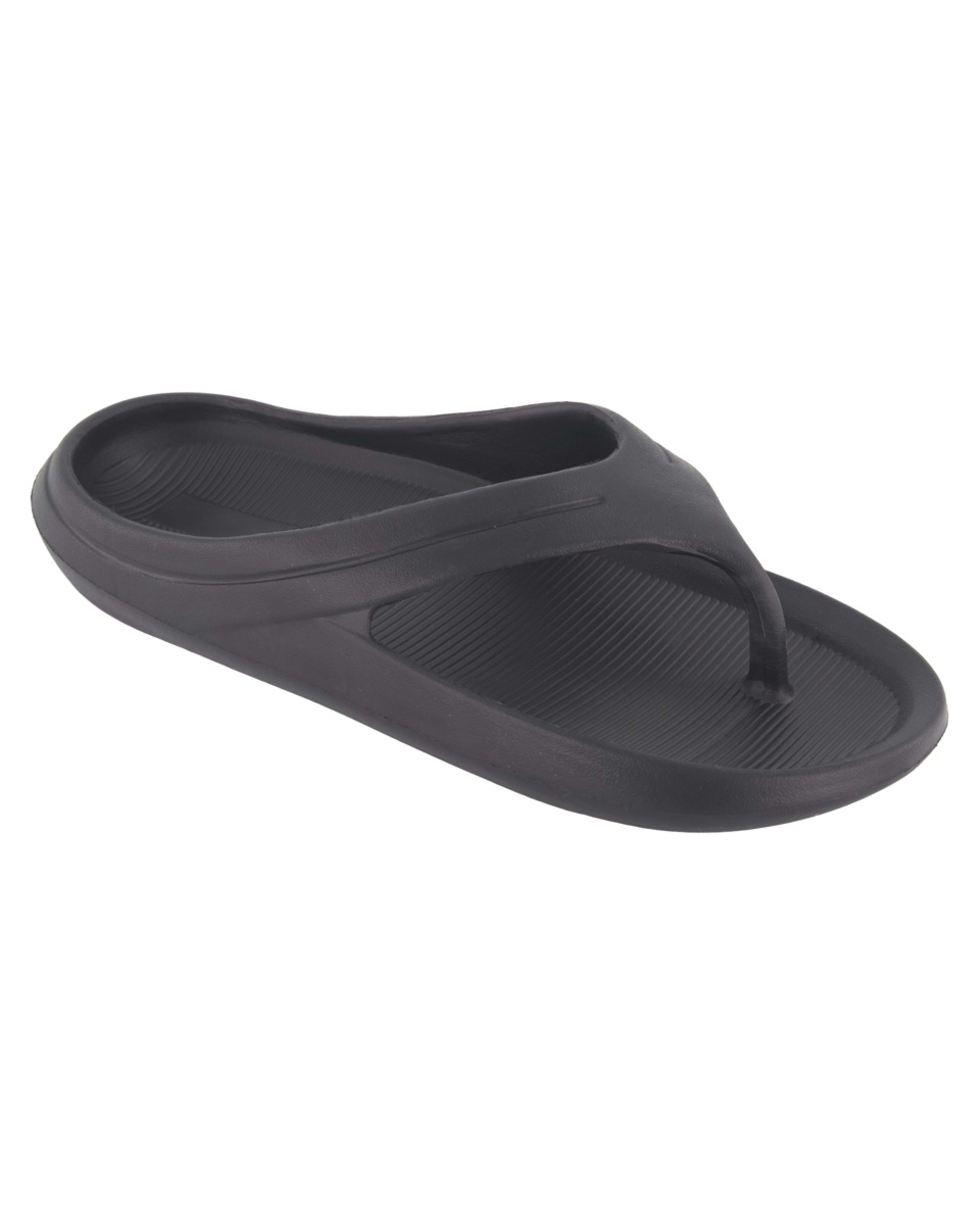 1 Chunky EVA Thongs Black