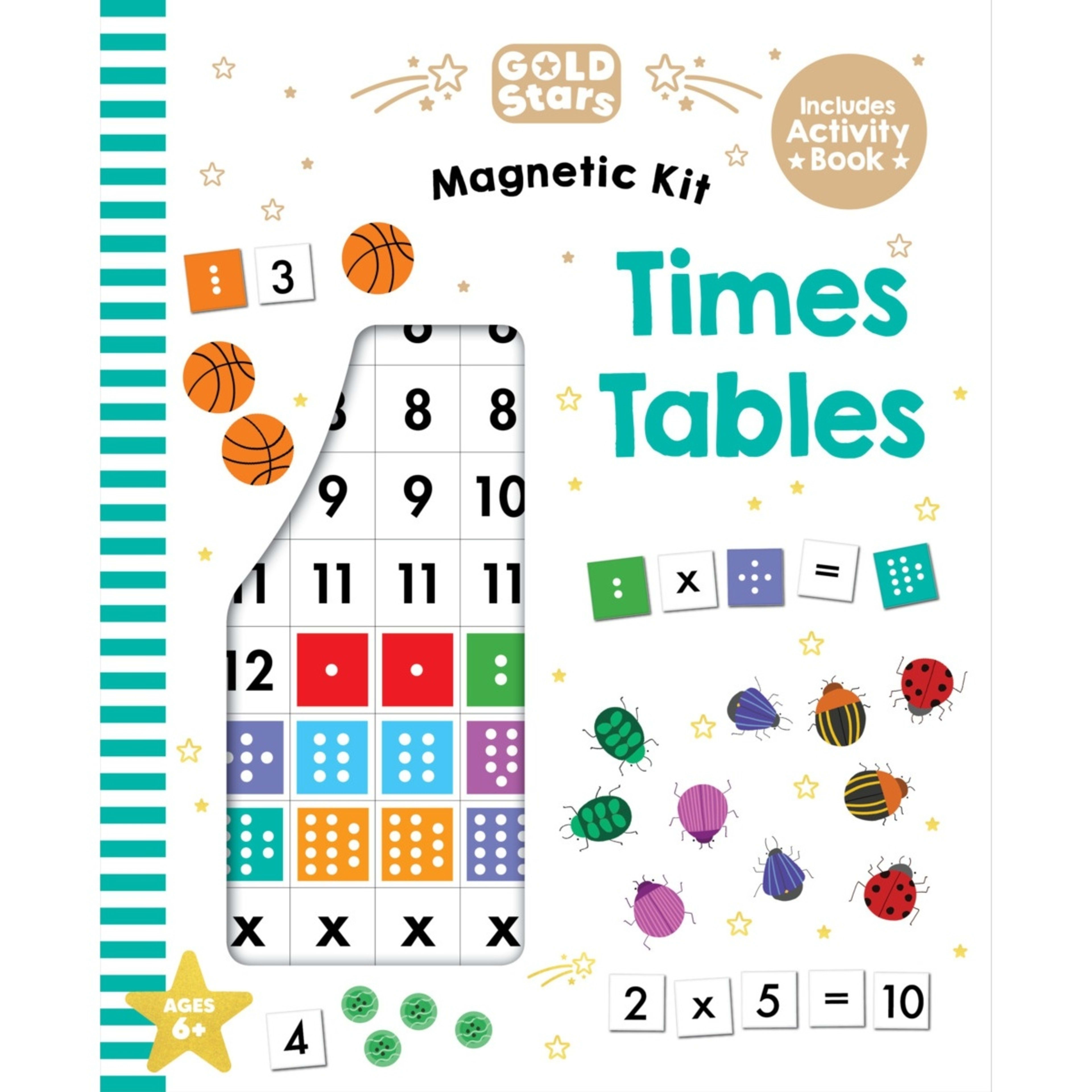Gold Stars Times Tables Kit Activity Book Kmart