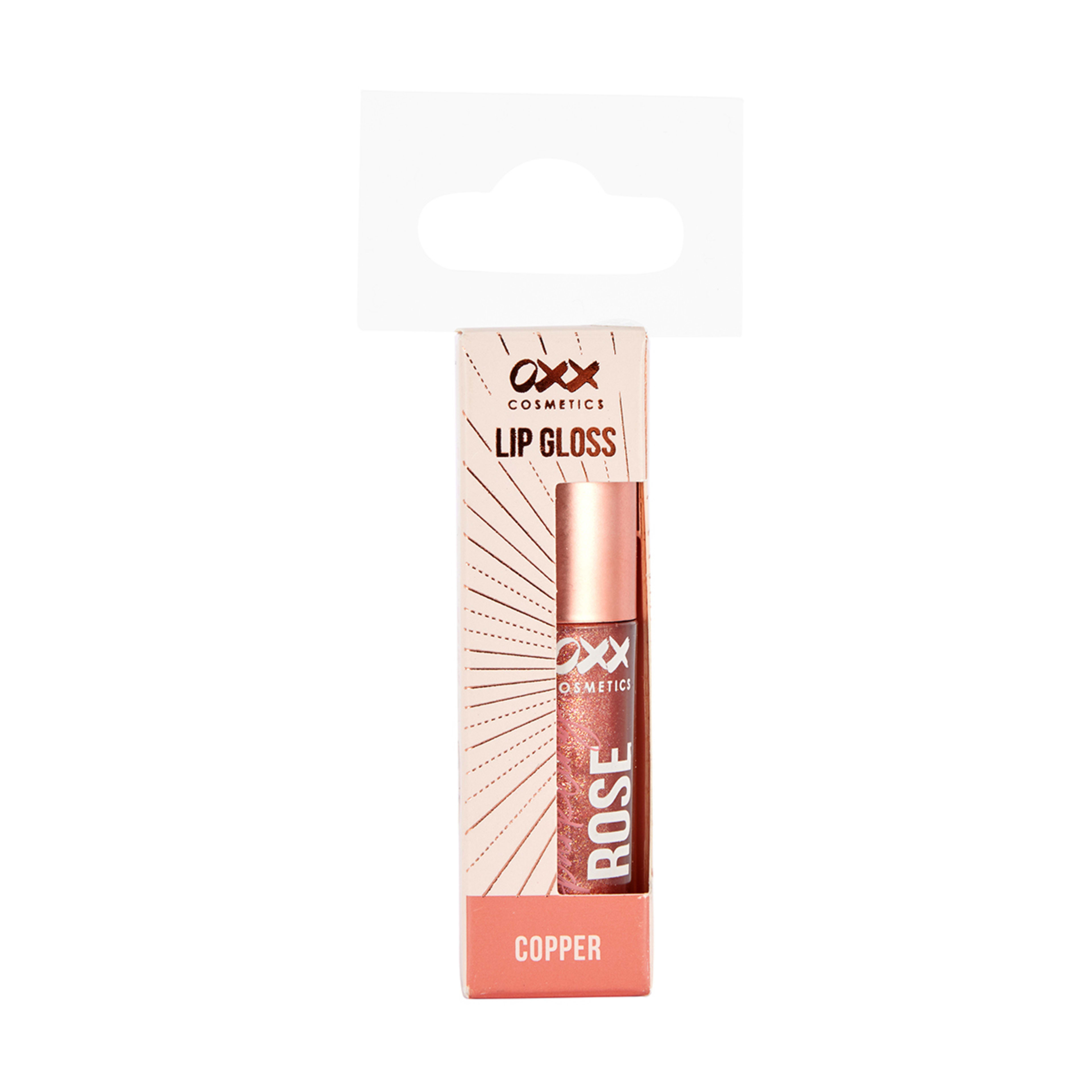 1 OXX Cosmetics Sparkling Rose Lip Gloss - Copper, 1 of 7