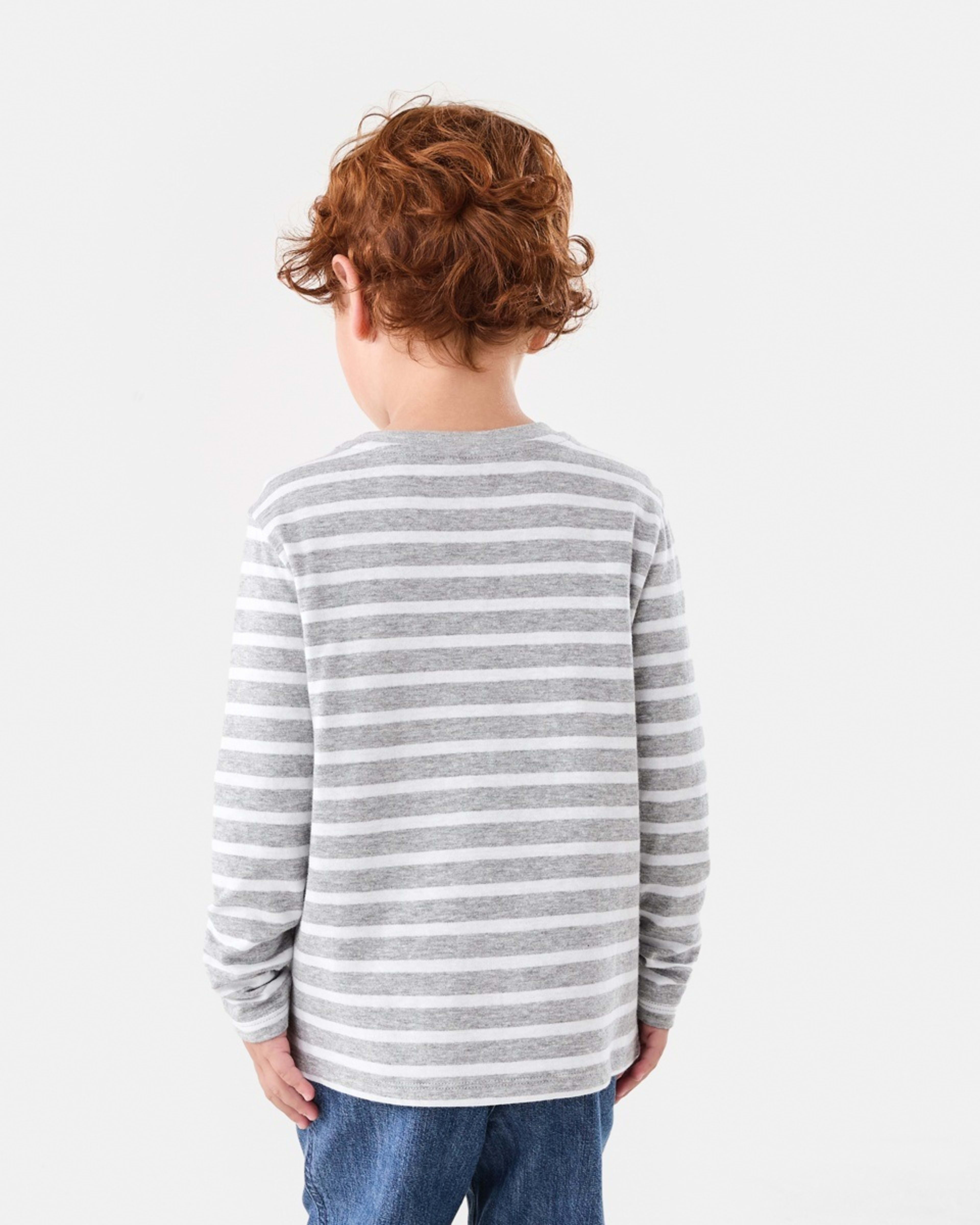 2 Double Cloth Stripe T-shirt Mrl Stripe, 2 of 6