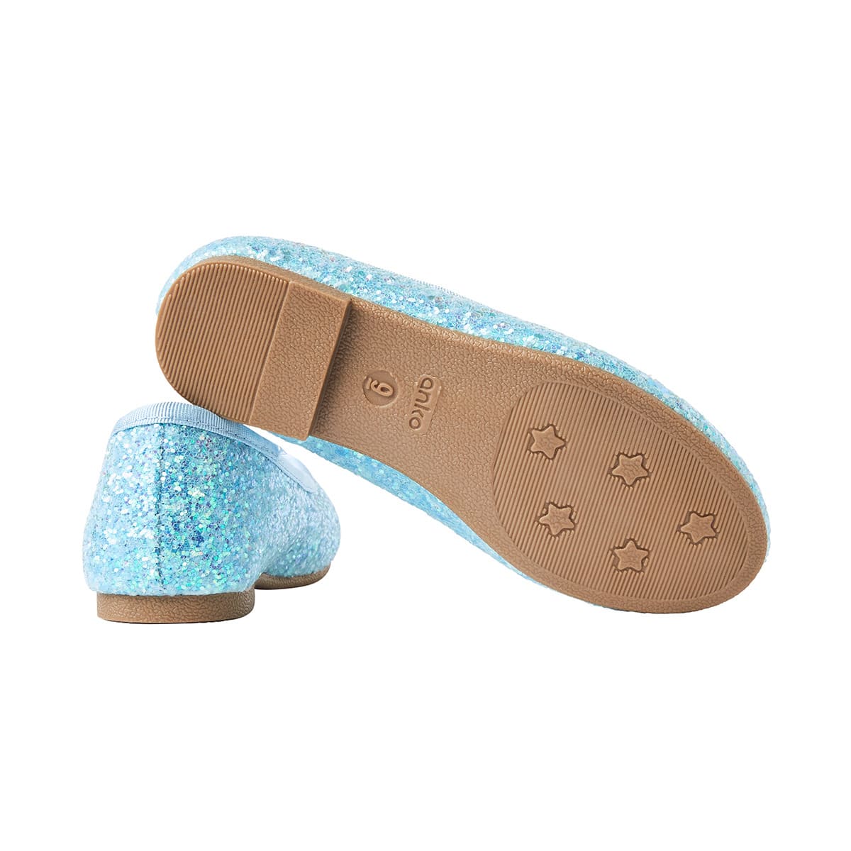 Junior Glitter Flats Kmart