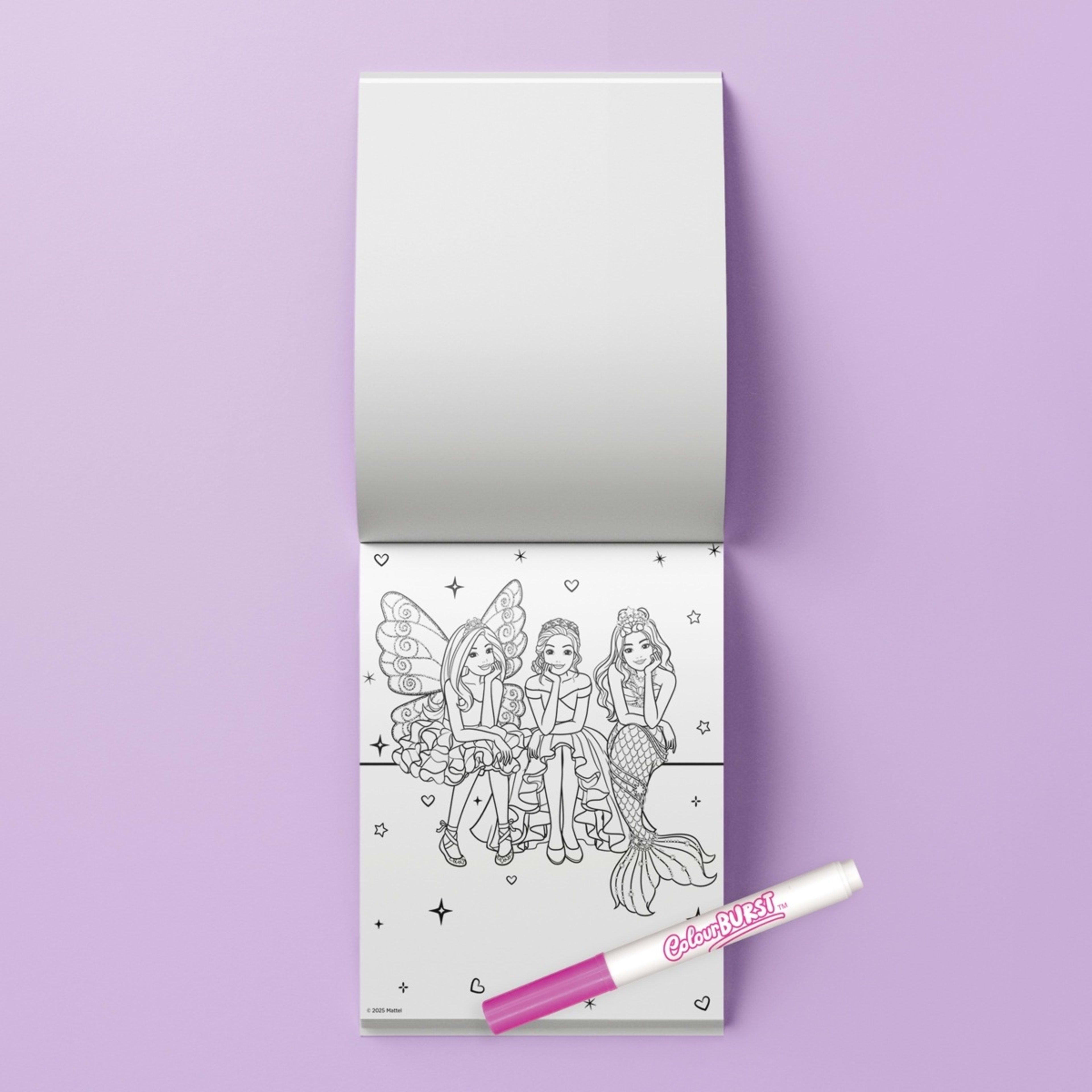 6 INKredibles Mess-Free ColourBurst Barbie Activity Kit - Book, 6 of 6