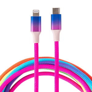 Apple Phone Charger Kmart USB-C To Lightning Rainbow Cable