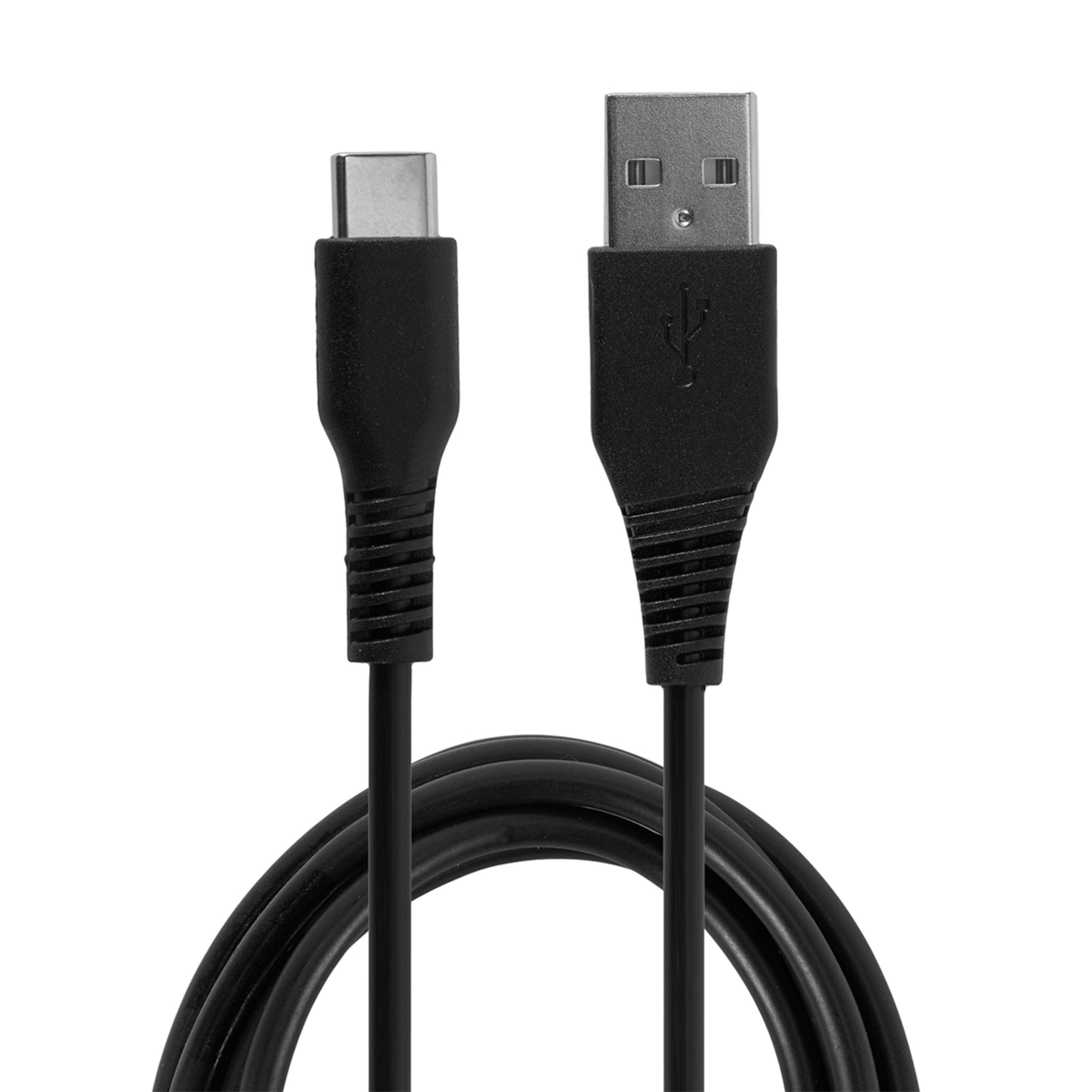 1 USB-A to USB-C Cable - 1m, Black, 1 of 4