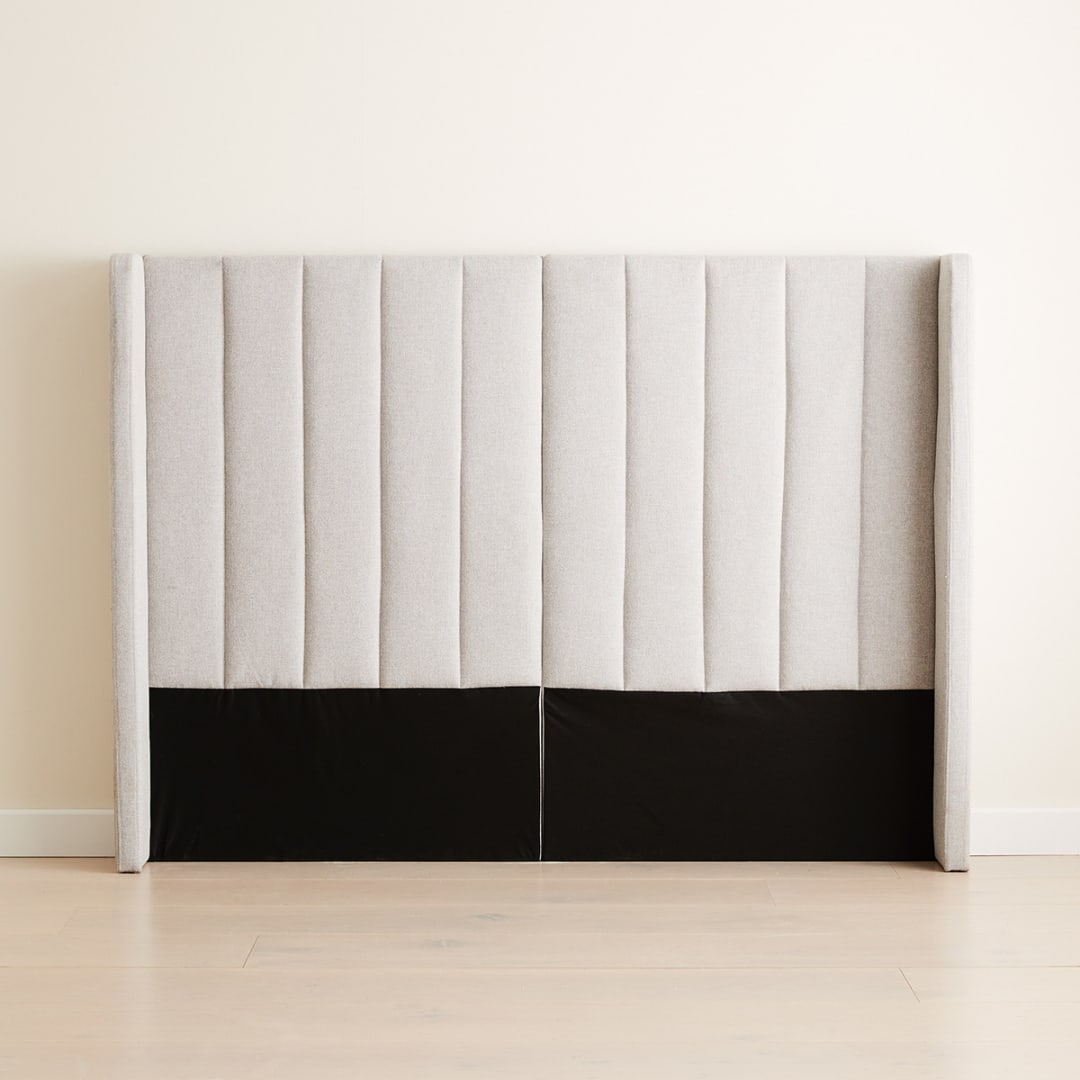 Queen Bed Wing Bedhead Kmart