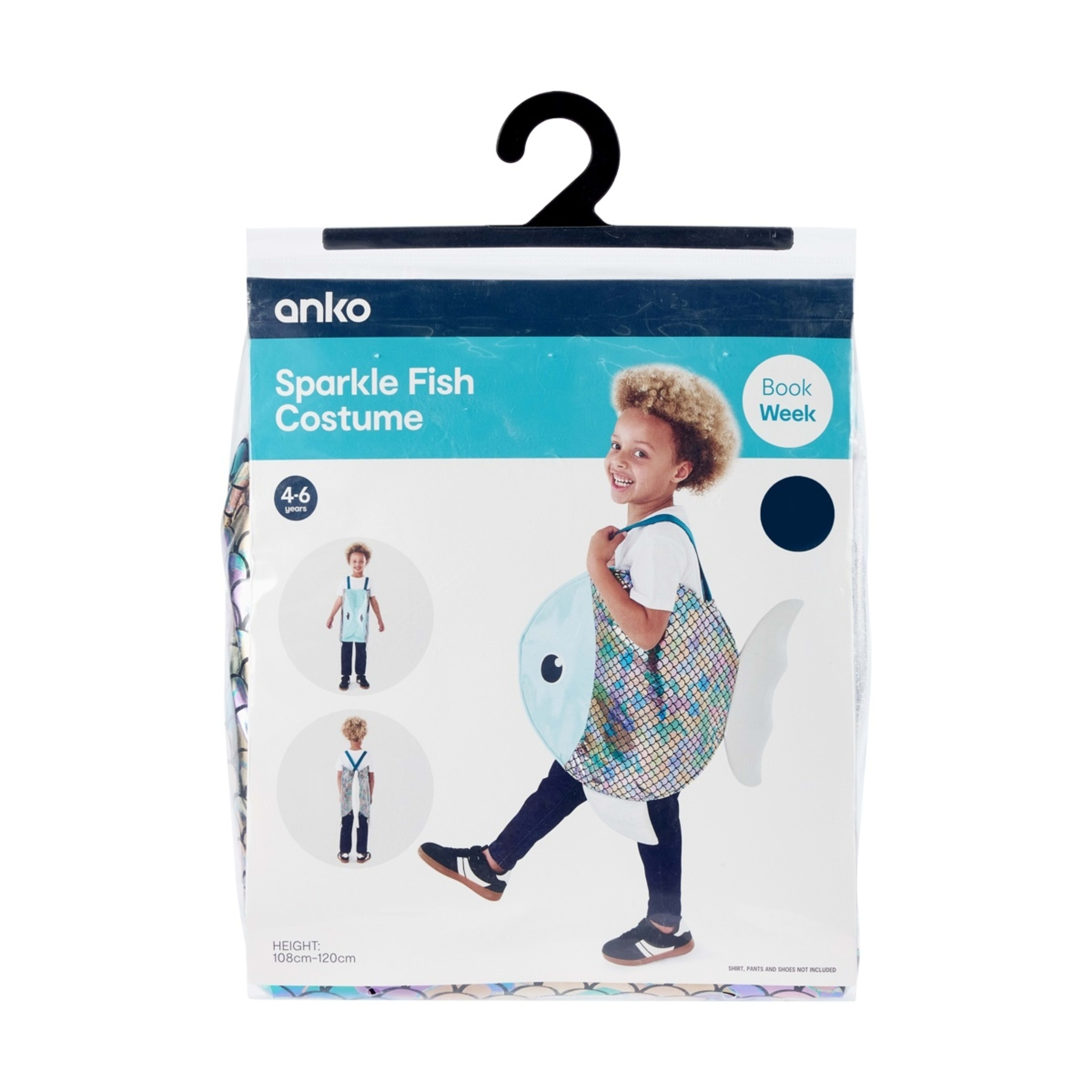 10 Sparkle Fish Costume - Ages 4-6, 10 of 10