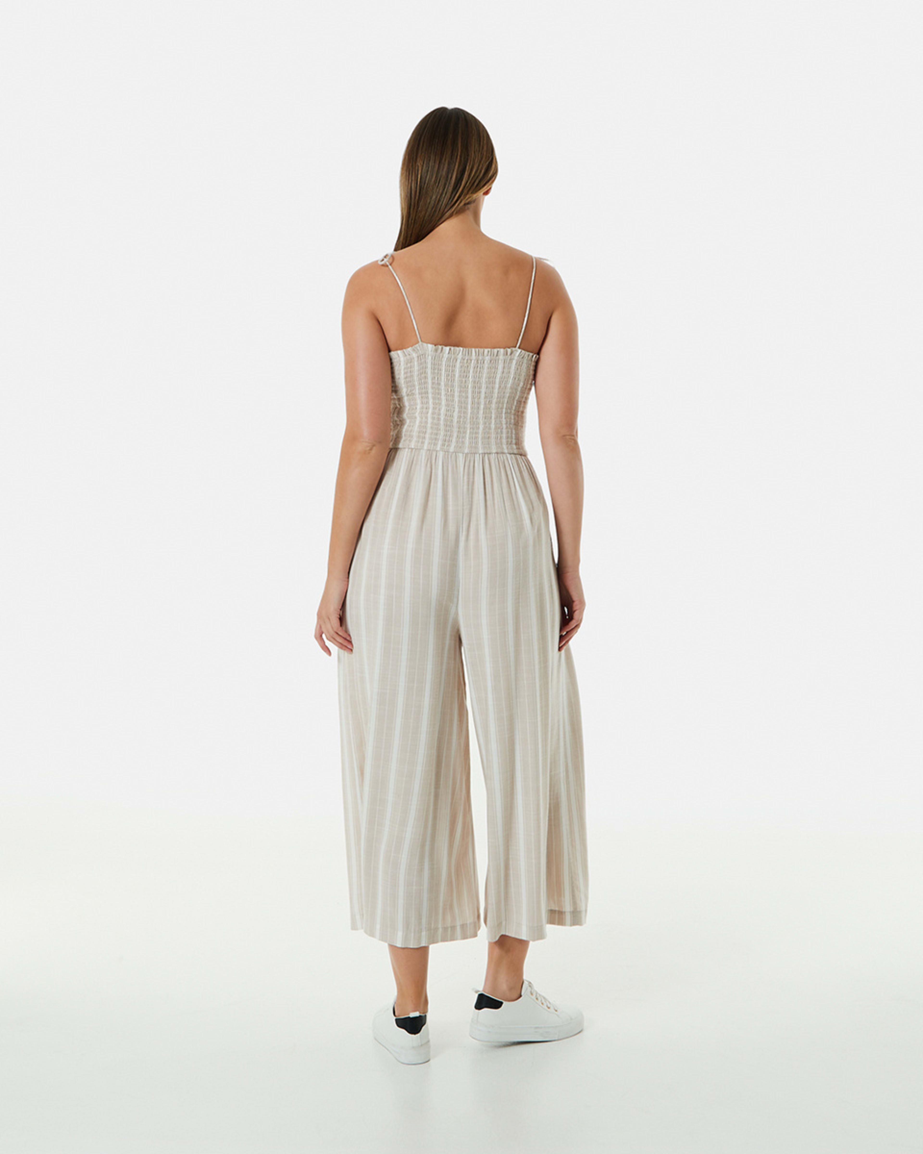 Sleeveless Shirred Bodice Jumpsuit Kmart