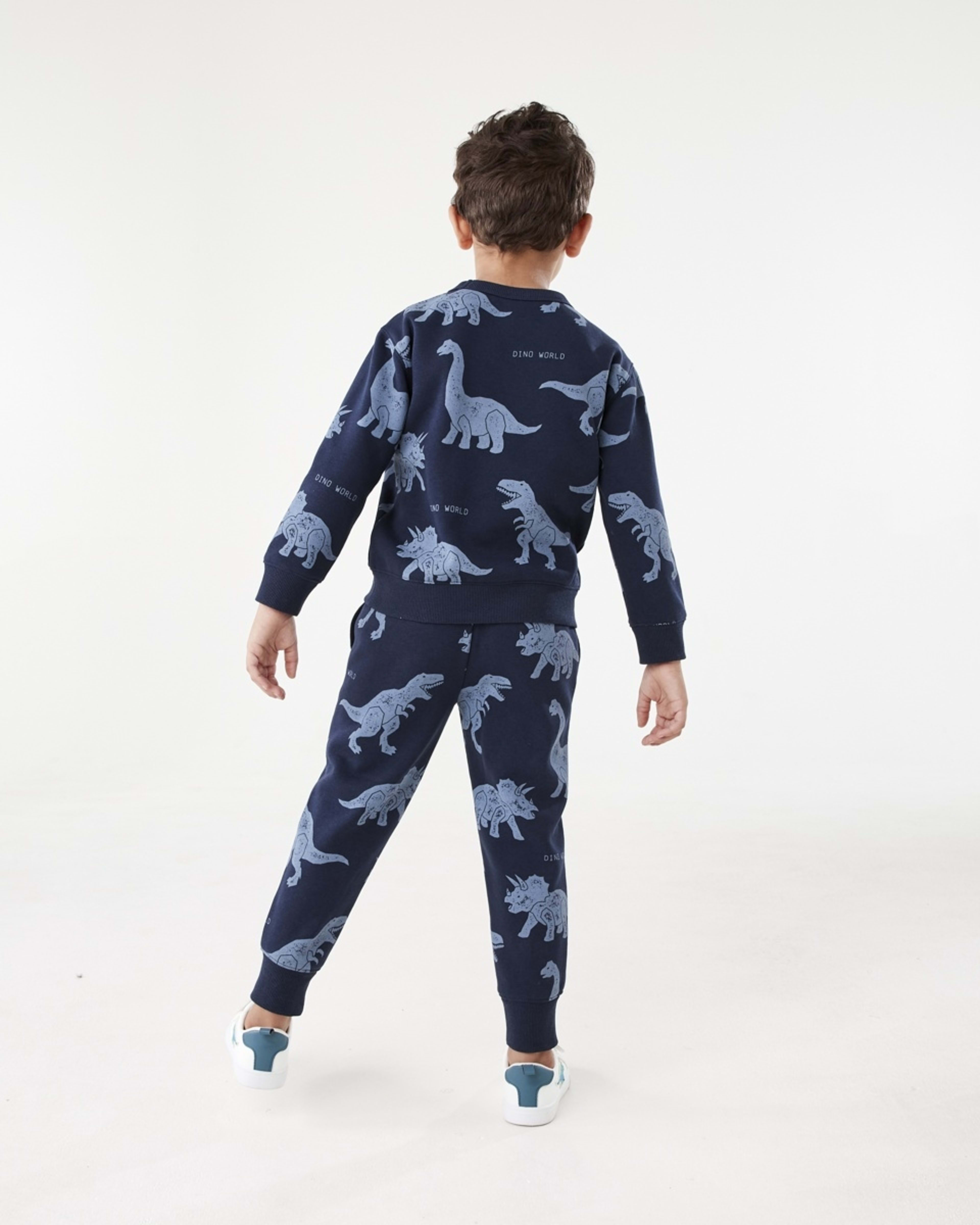7 All Over Print Trackpants Blu Dino, 7 of 9