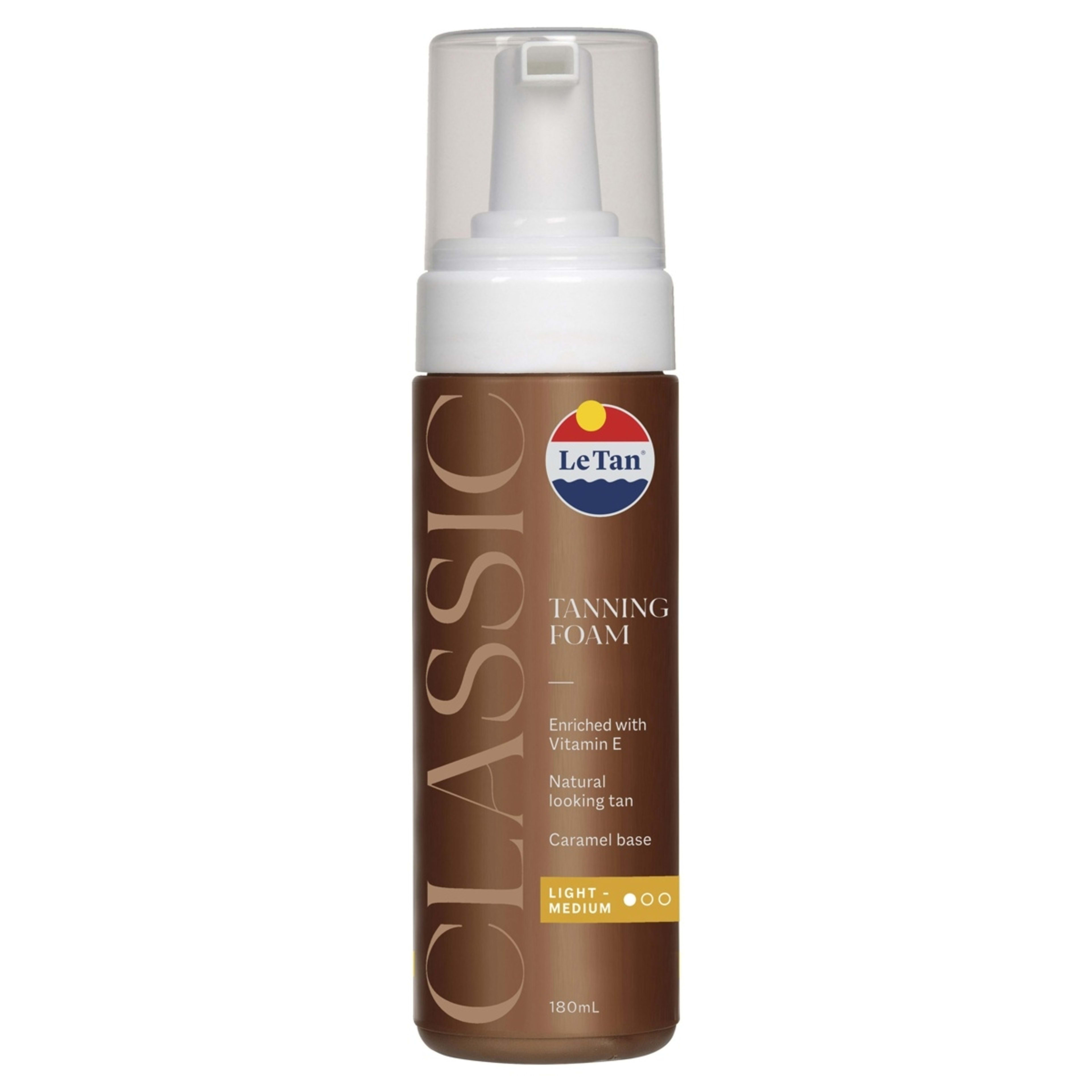 1 Le Tan Classic Self Tanning Foam 180ml - Light Medium, 1 of 5