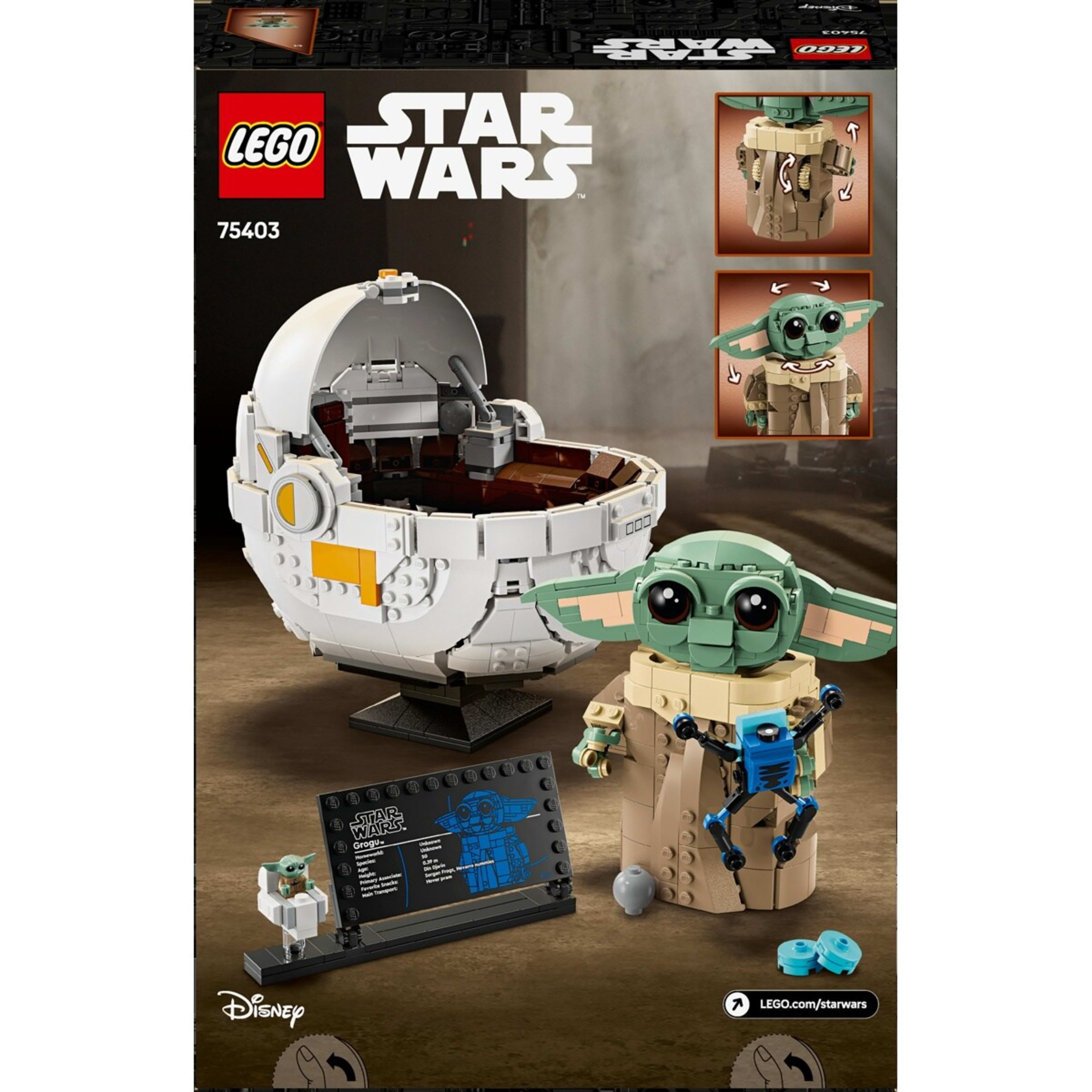 10 LEGO Star Wars Grogu with Hover Pram 75403, 10 of 10