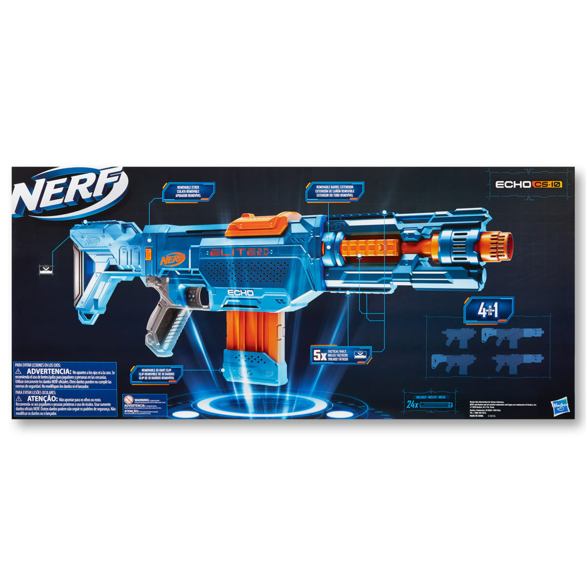 NERF Elite 2.0 Echo CS-10 Dart Blaster - Kmart