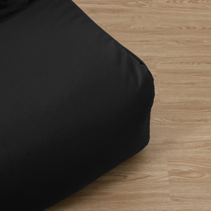 Lounge Chair Bean Bag Black Kmart