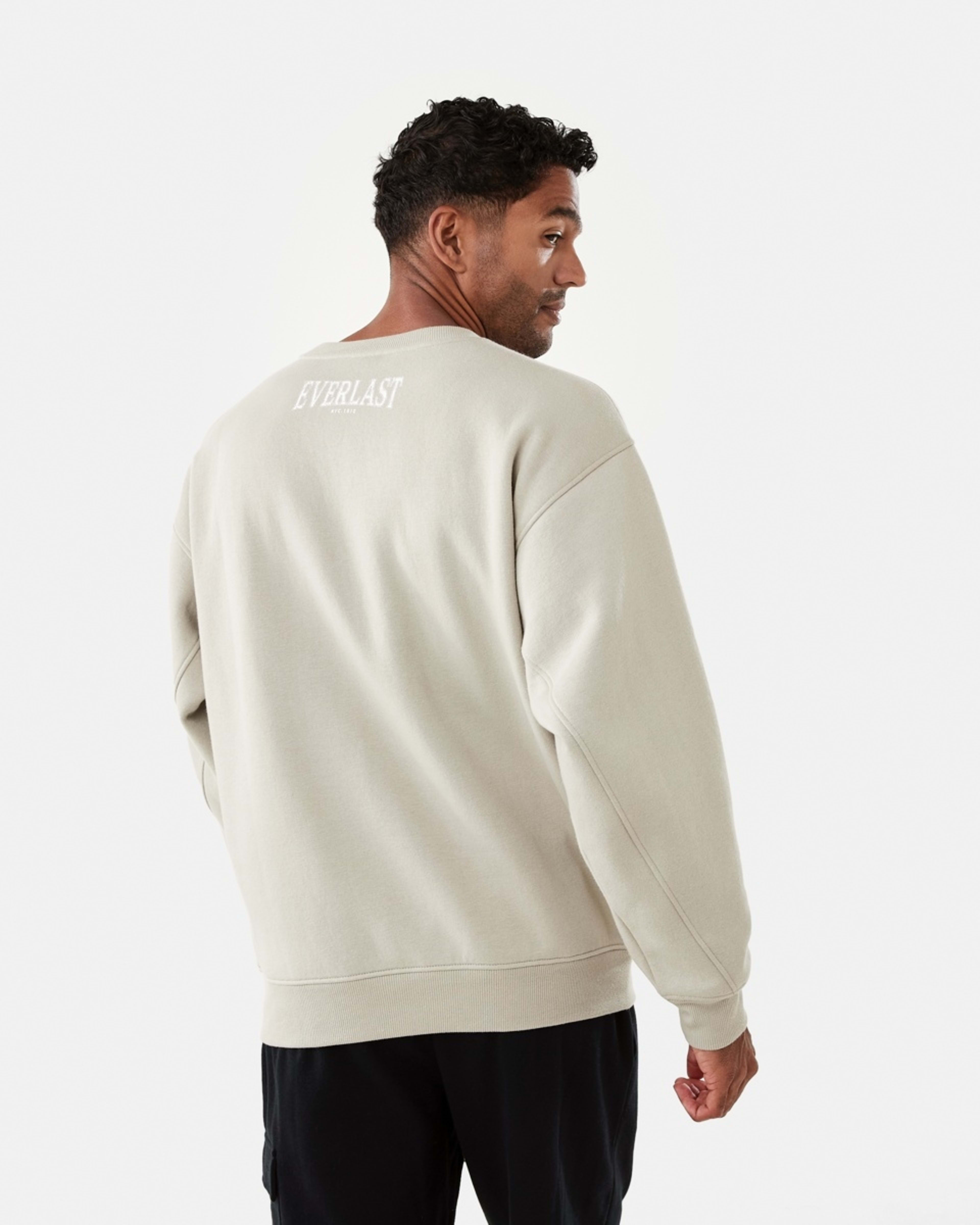 3 Everlast Mens Oversized Sweatshirt Bone, 3 of 8