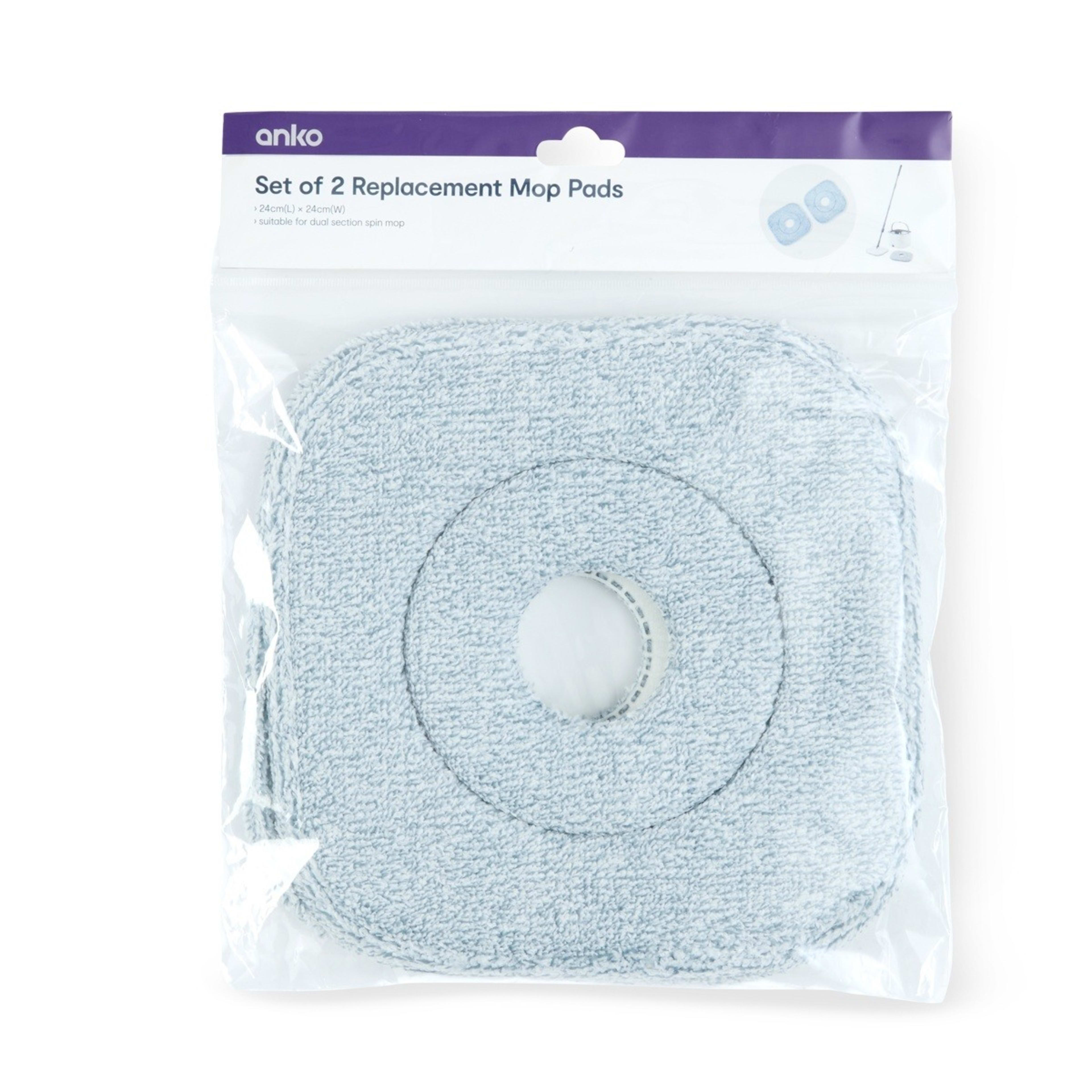 10 2 Pack Dual Section Mop Set Refills, 10 of 10