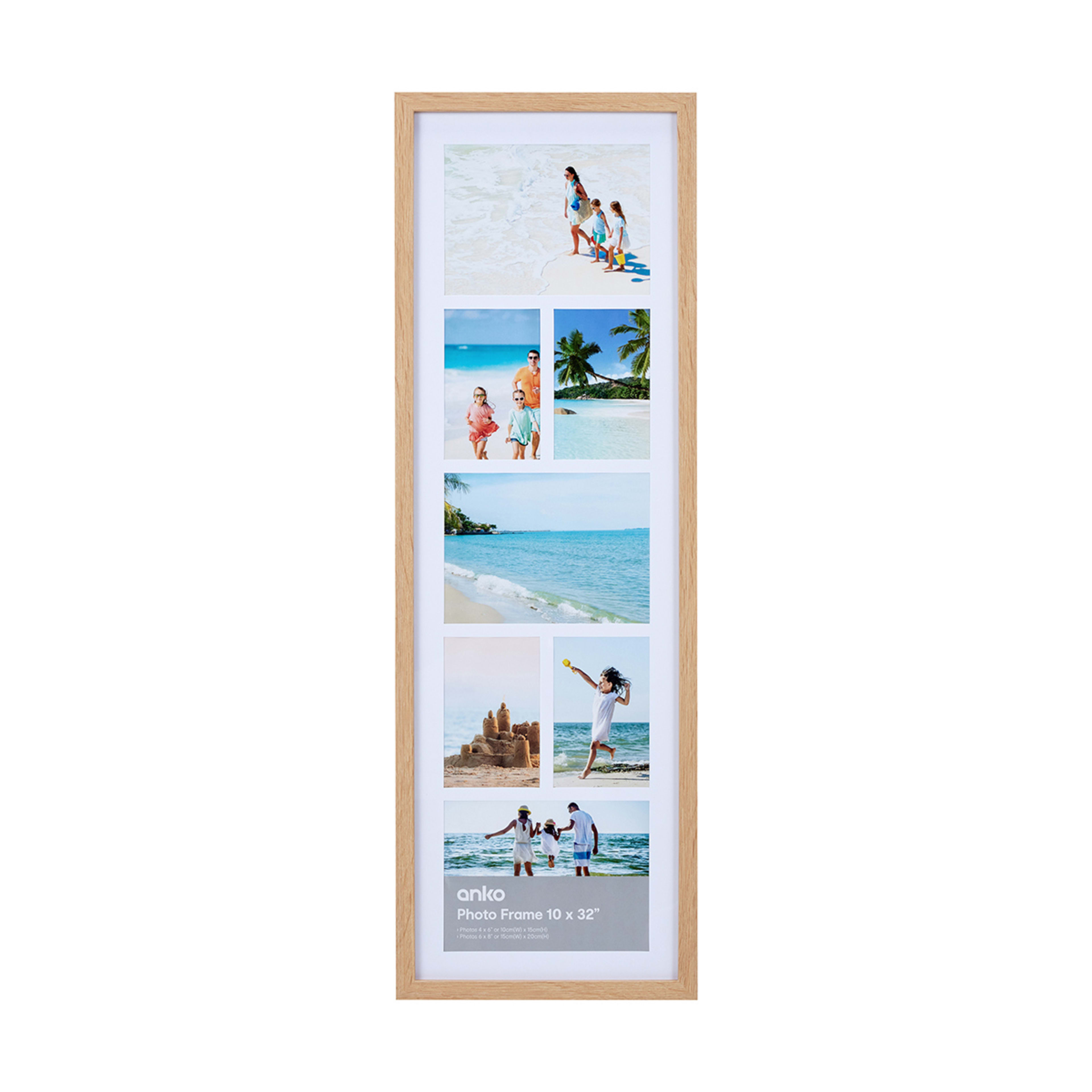 Eden Collage Frame 10in. x 32in. Oak Look Kmart