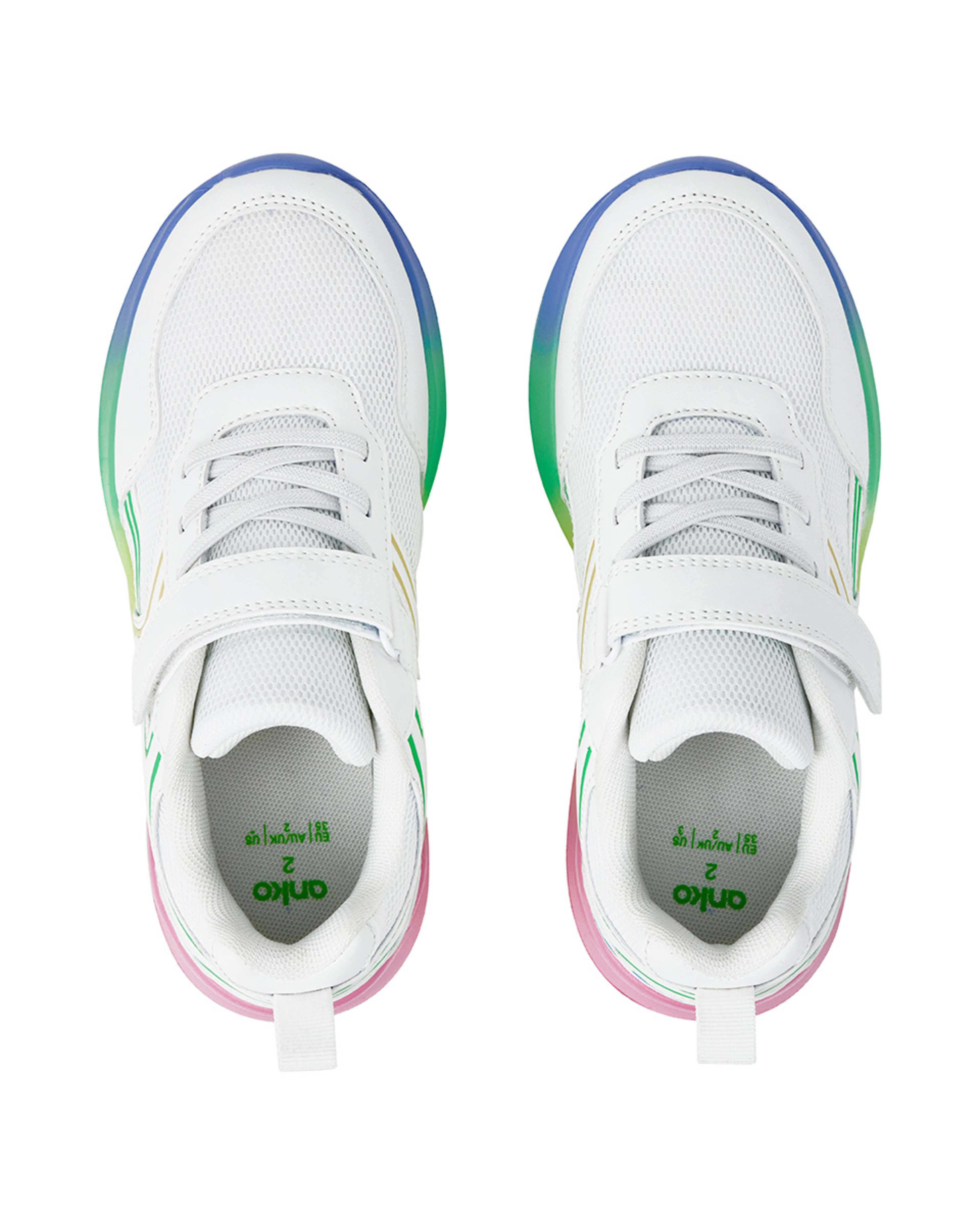 2 Senior Sneakers WHITE Ombre Sole, 2 of 5